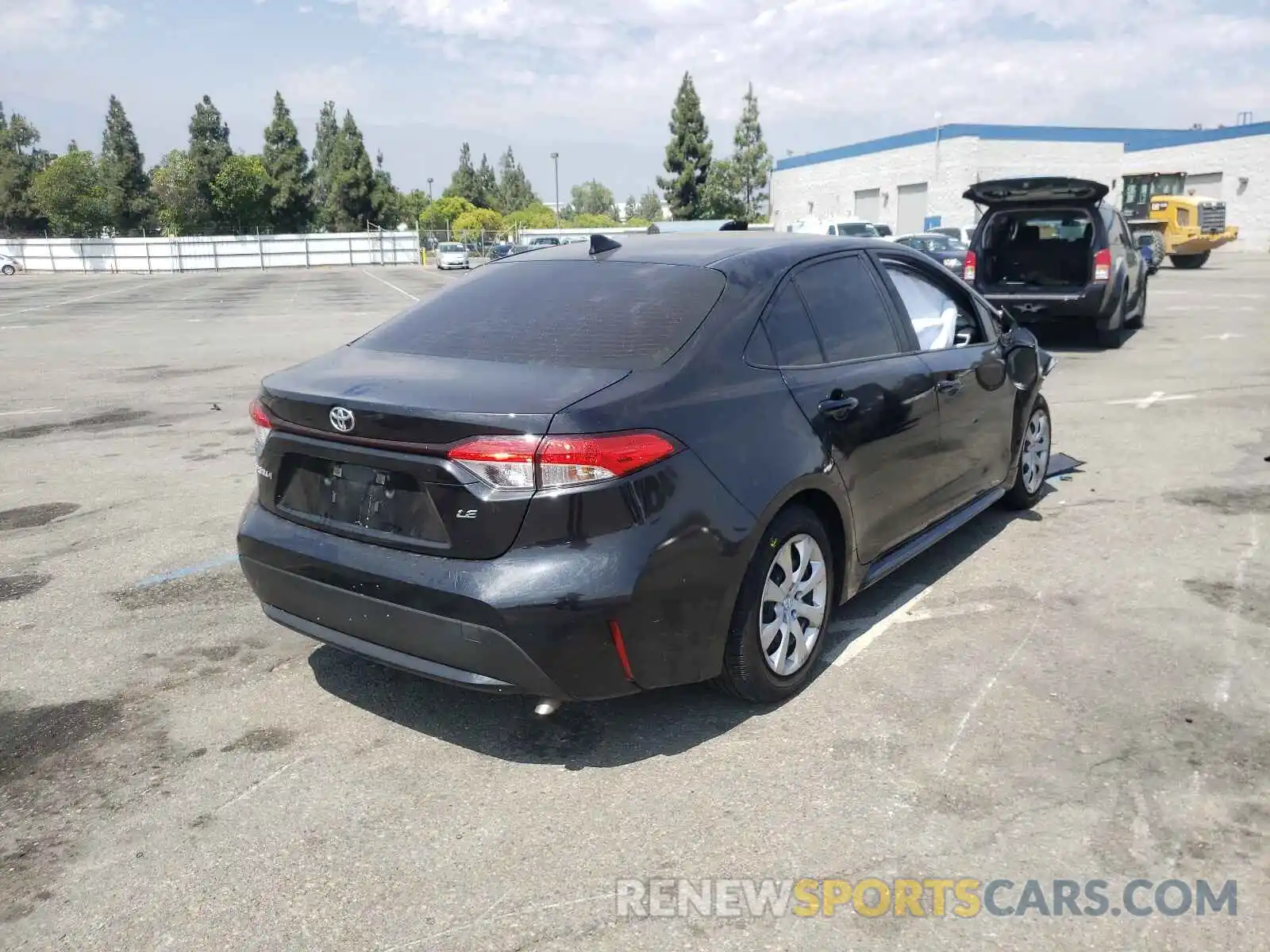 4 Photograph of a damaged car JTDEPRAE0LJ110495 TOYOTA COROLLA 2020