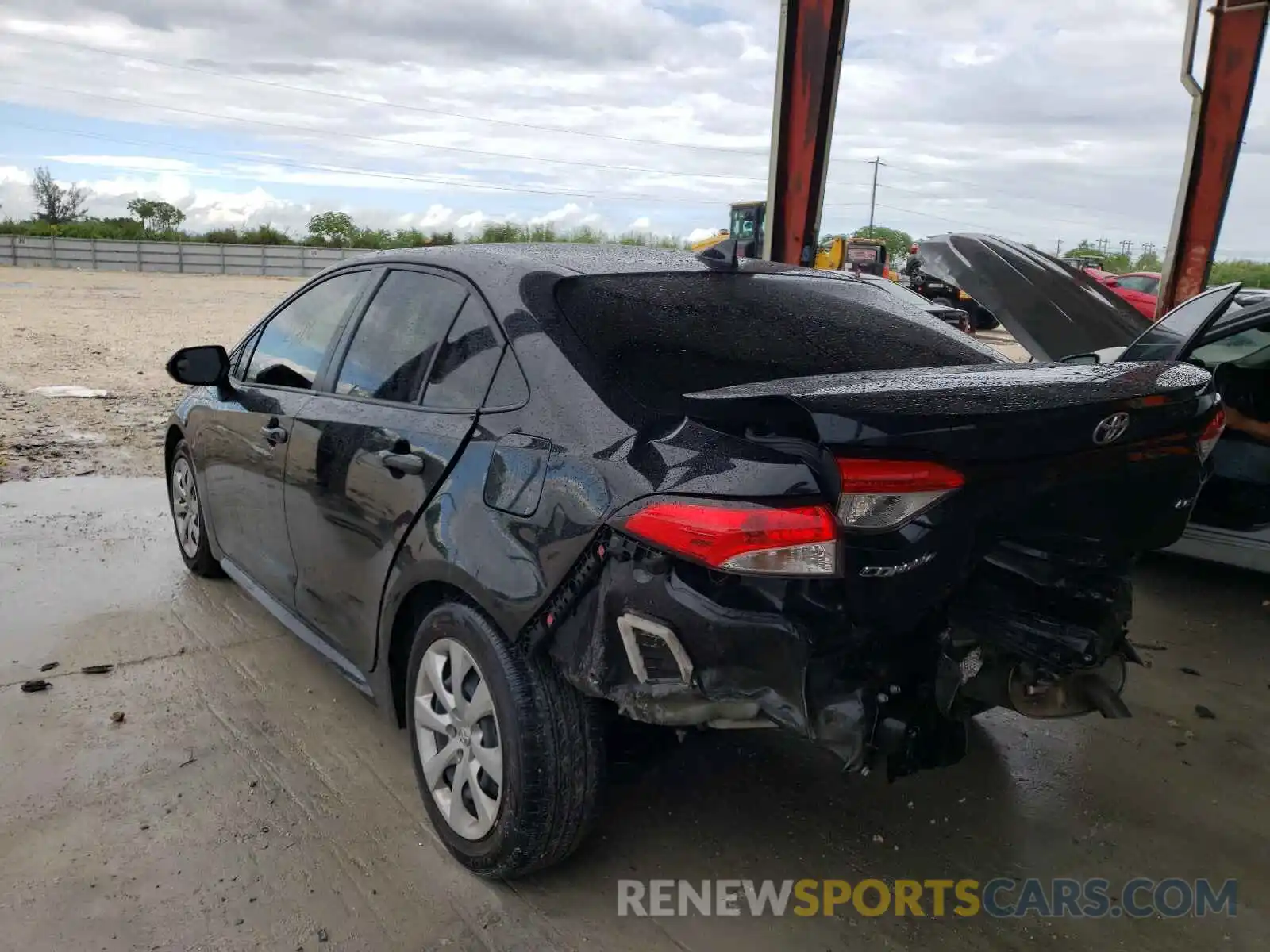 3 Photograph of a damaged car JTDEPRAE0LJ110738 TOYOTA COROLLA 2020