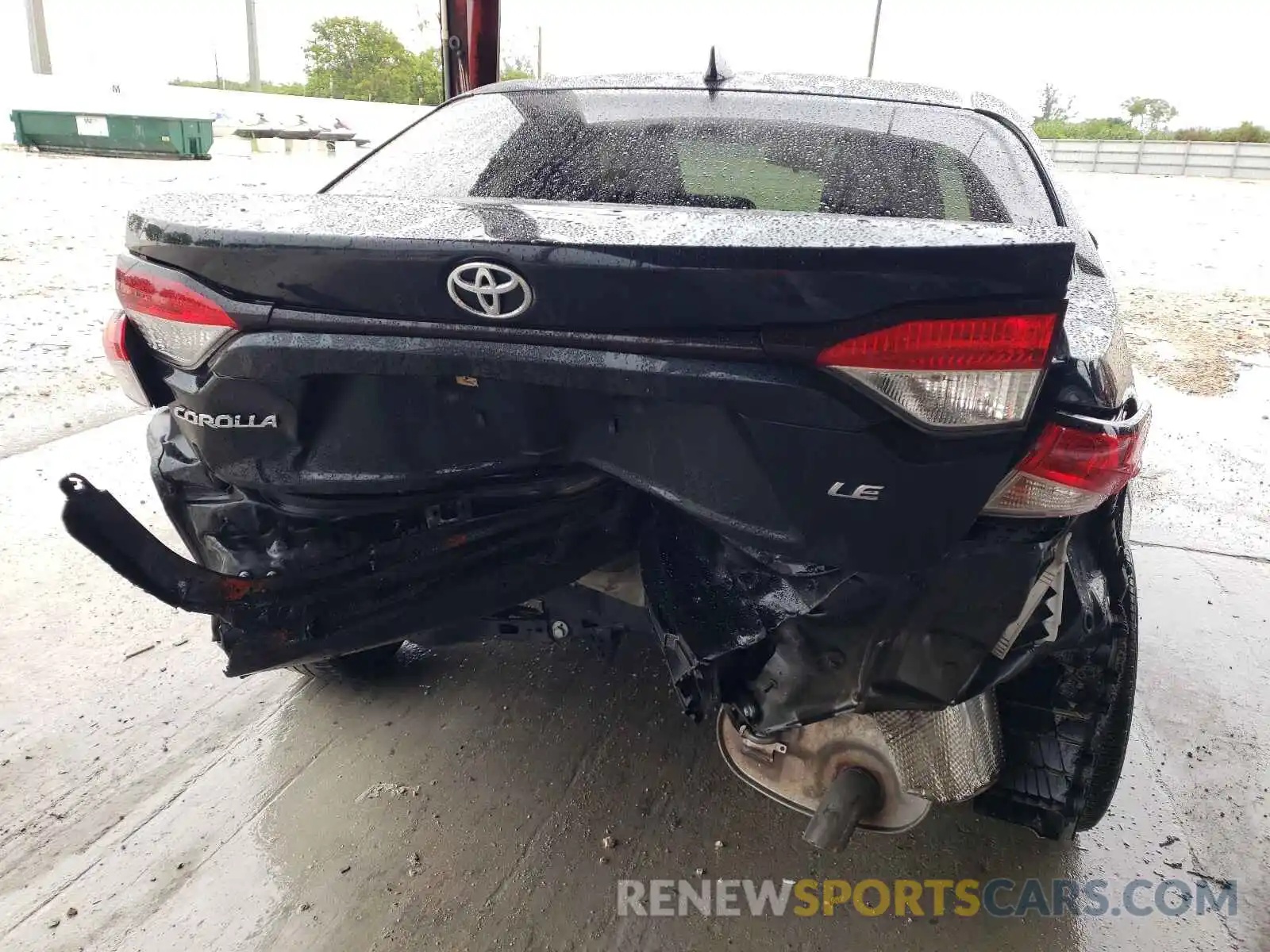 9 Photograph of a damaged car JTDEPRAE0LJ110738 TOYOTA COROLLA 2020