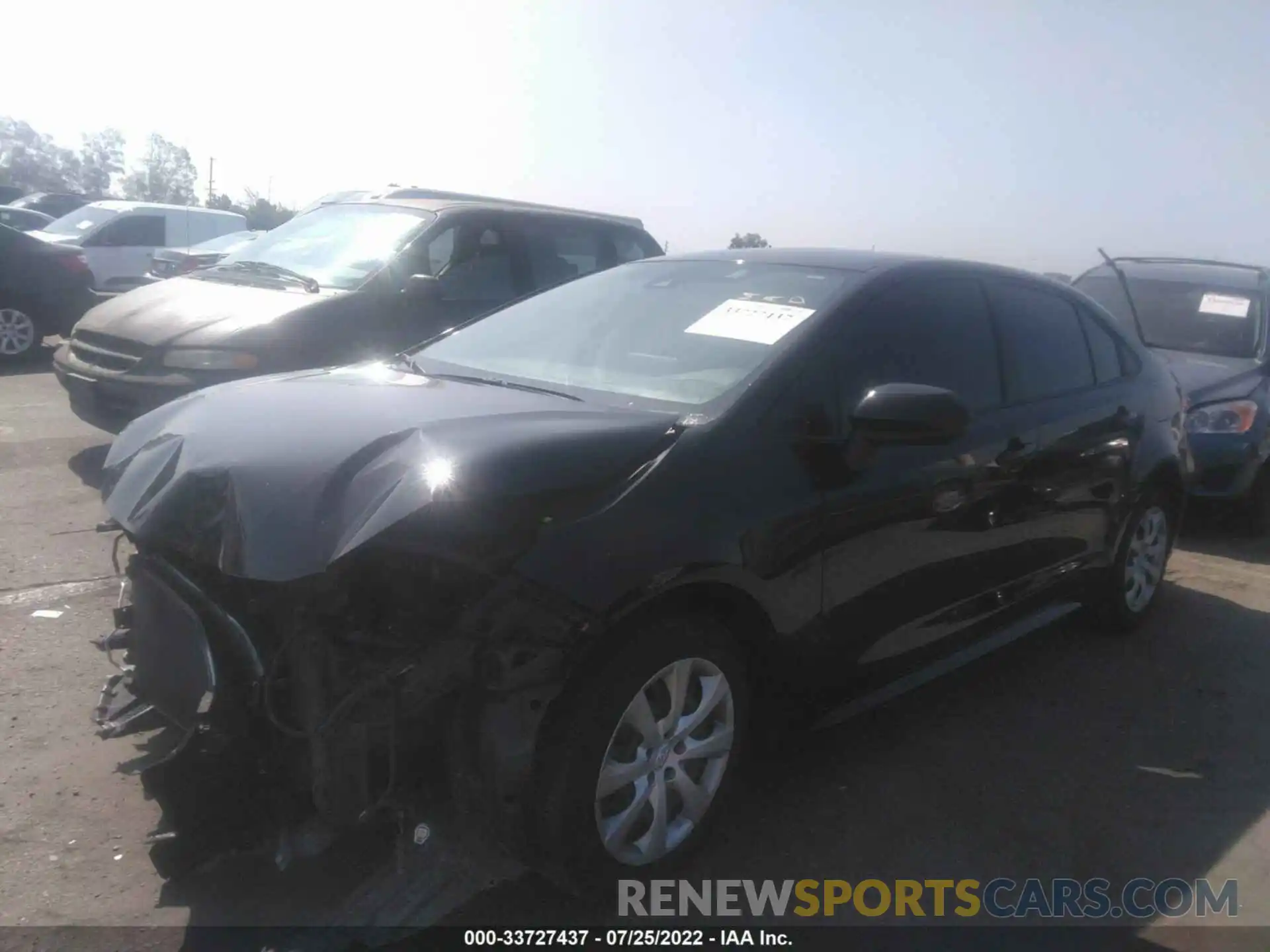 2 Photograph of a damaged car JTDEPRAE0LJ110870 TOYOTA COROLLA 2020