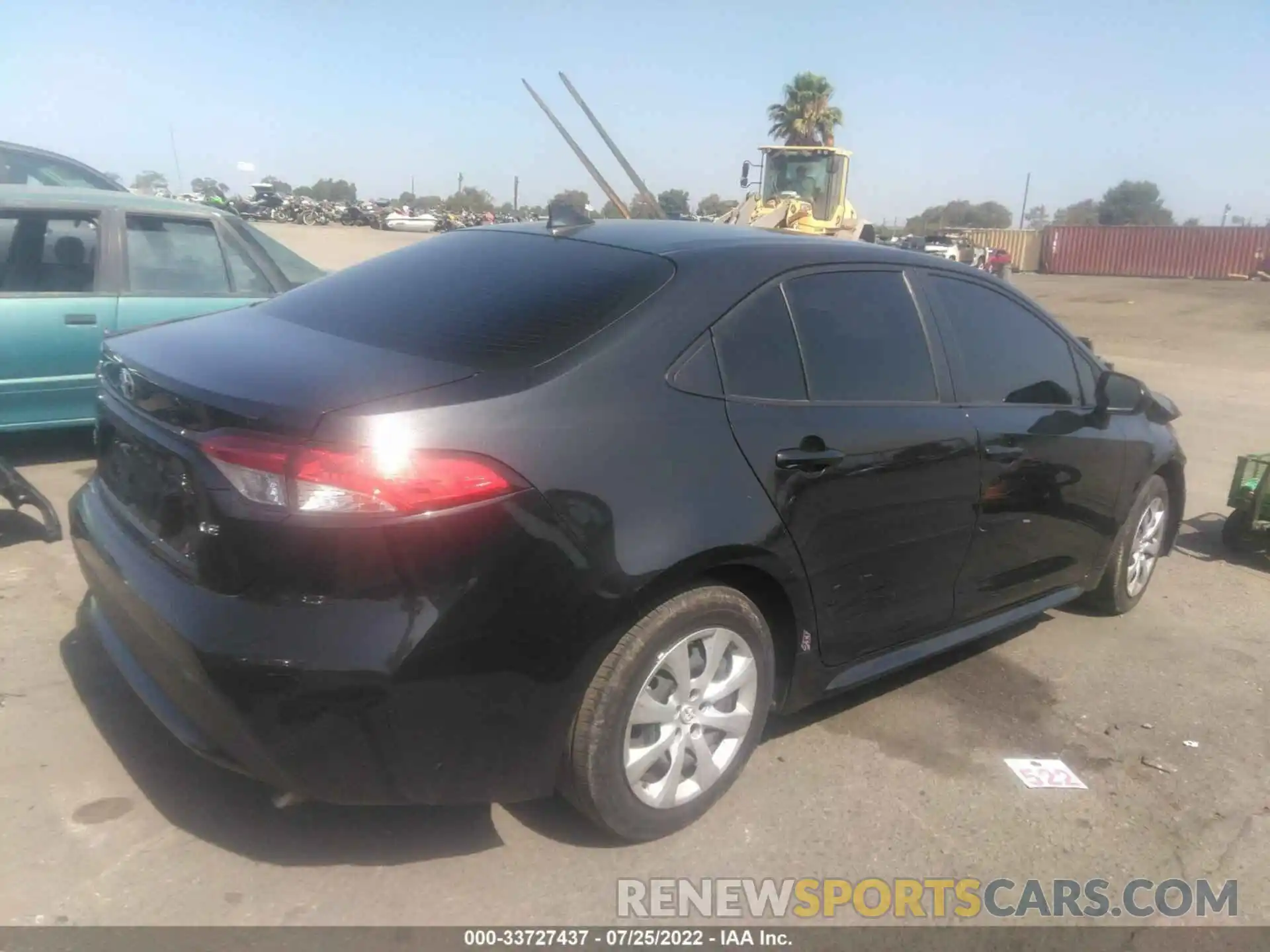 4 Photograph of a damaged car JTDEPRAE0LJ110870 TOYOTA COROLLA 2020