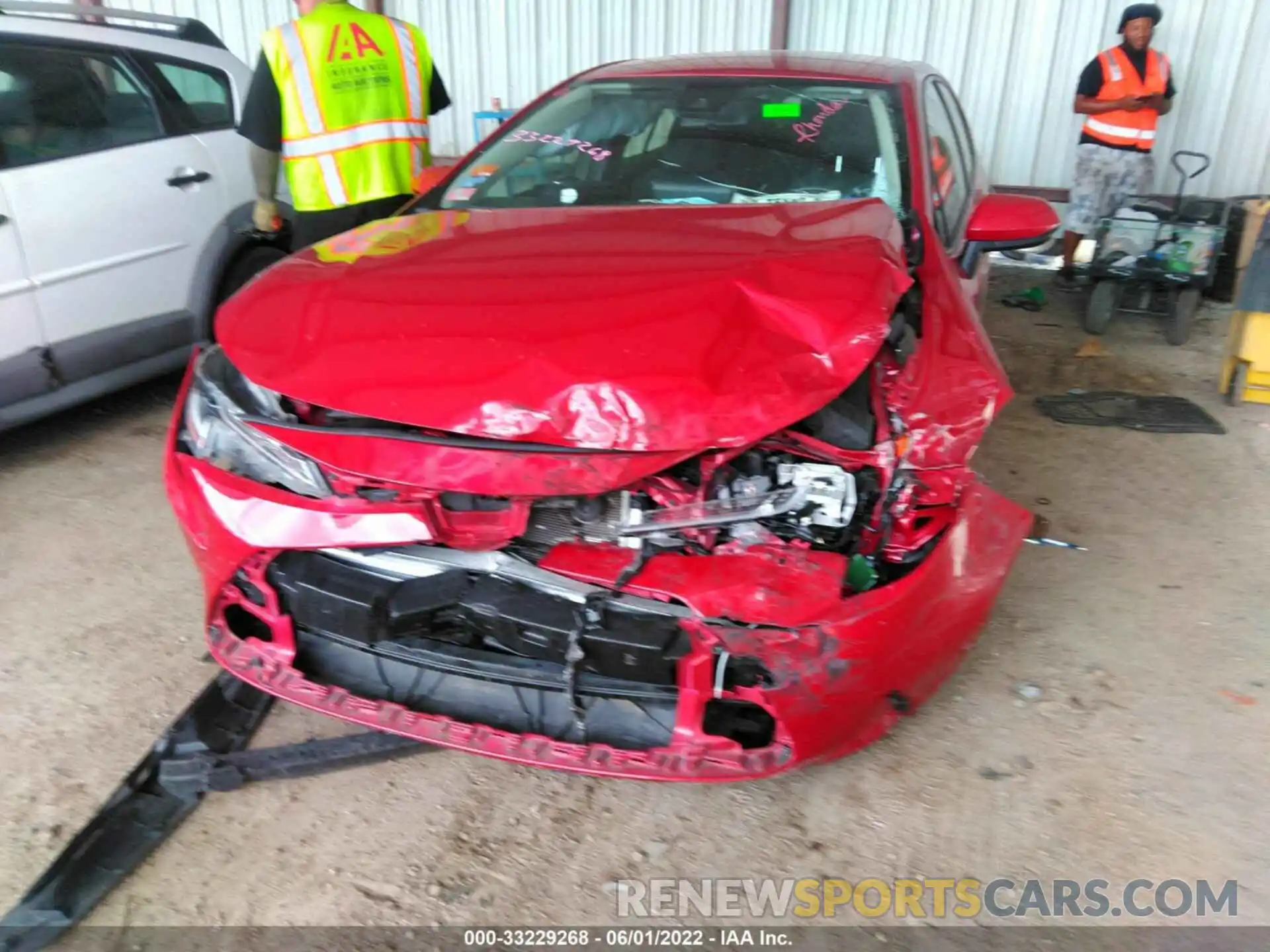 6 Photograph of a damaged car JTDEPRAE0LJ110884 TOYOTA COROLLA 2020