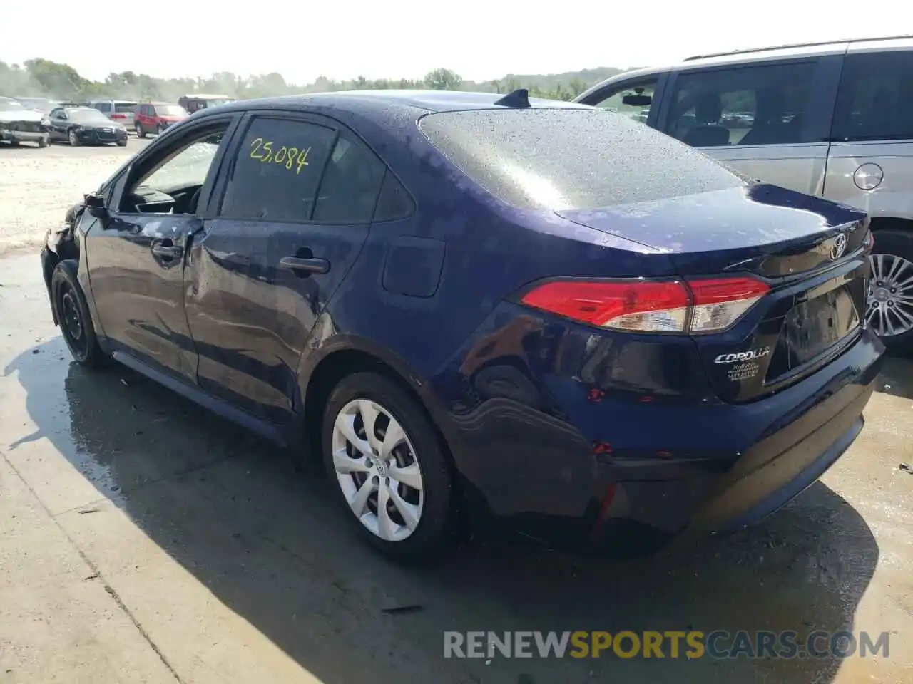 3 Photograph of a damaged car JTDEPRAE0LJ111534 TOYOTA COROLLA 2020