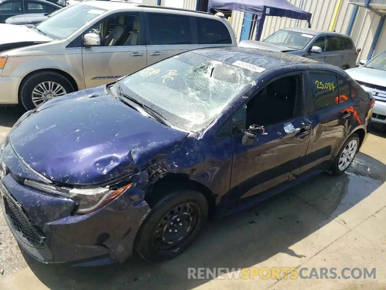 9 Photograph of a damaged car JTDEPRAE0LJ111534 TOYOTA COROLLA 2020