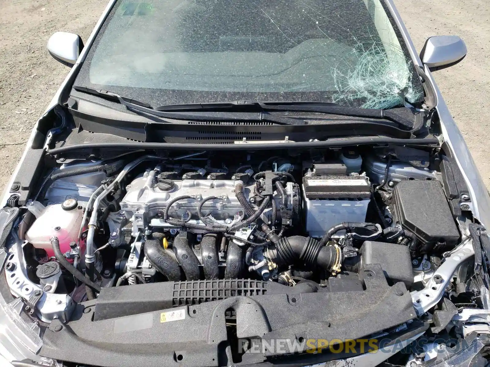 7 Photograph of a damaged car JTDEPRAE0LJ111839 TOYOTA COROLLA 2020