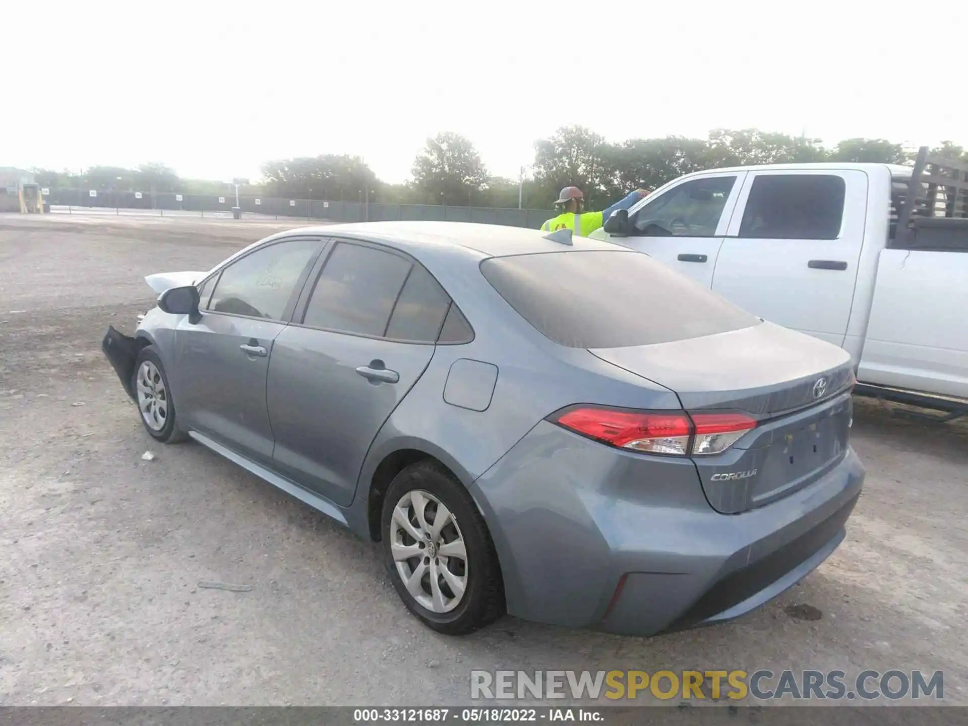 3 Photograph of a damaged car JTDEPRAE0LJ112263 TOYOTA COROLLA 2020