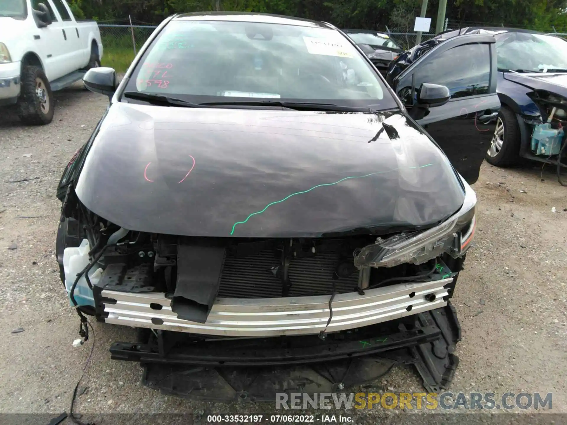 6 Photograph of a damaged car JTDEPRAE0LJ114143 TOYOTA COROLLA 2020