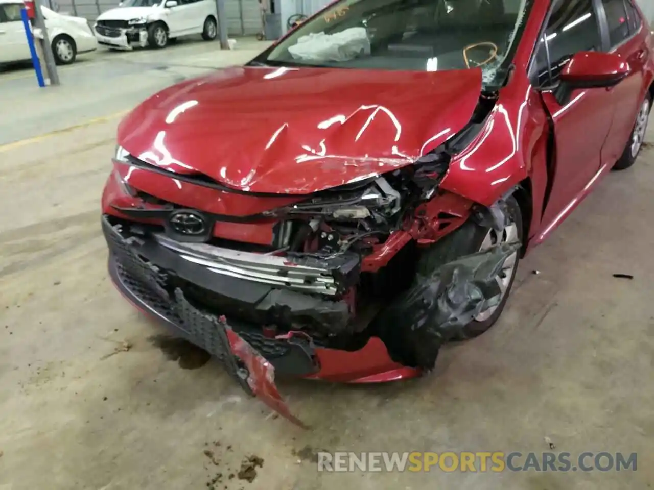 9 Photograph of a damaged car JTDEPRAE0LJ114627 TOYOTA COROLLA 2020