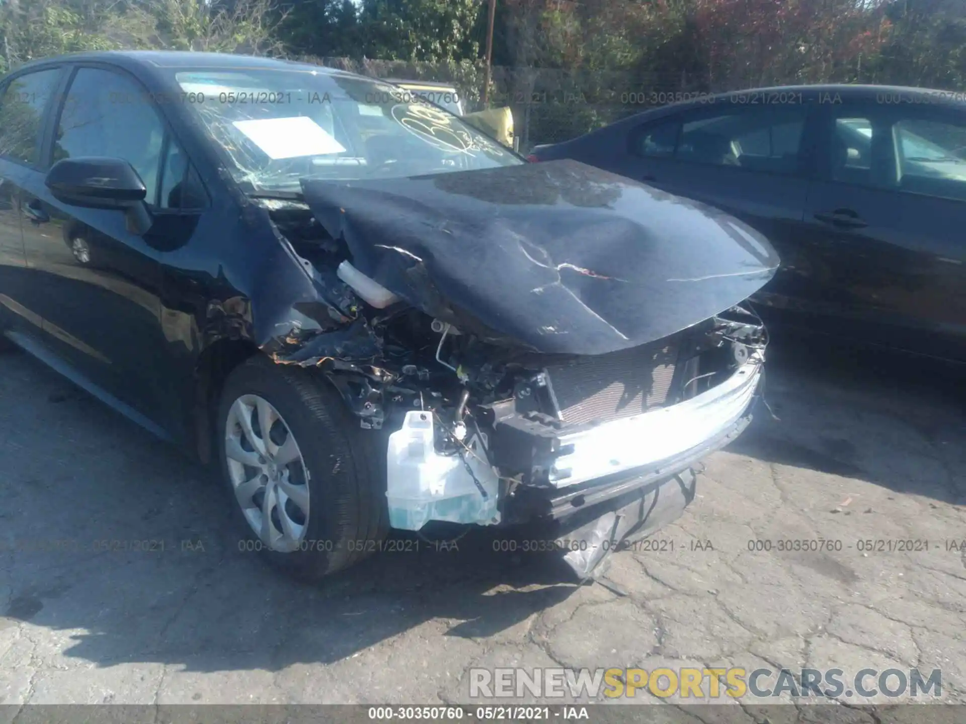 6 Photograph of a damaged car JTDEPRAE0LJ114983 TOYOTA COROLLA 2020