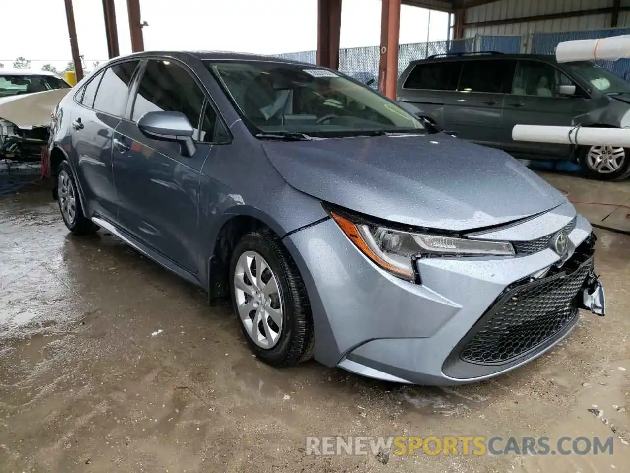 1 Photograph of a damaged car JTDEPRAE0LJ116846 TOYOTA COROLLA 2020