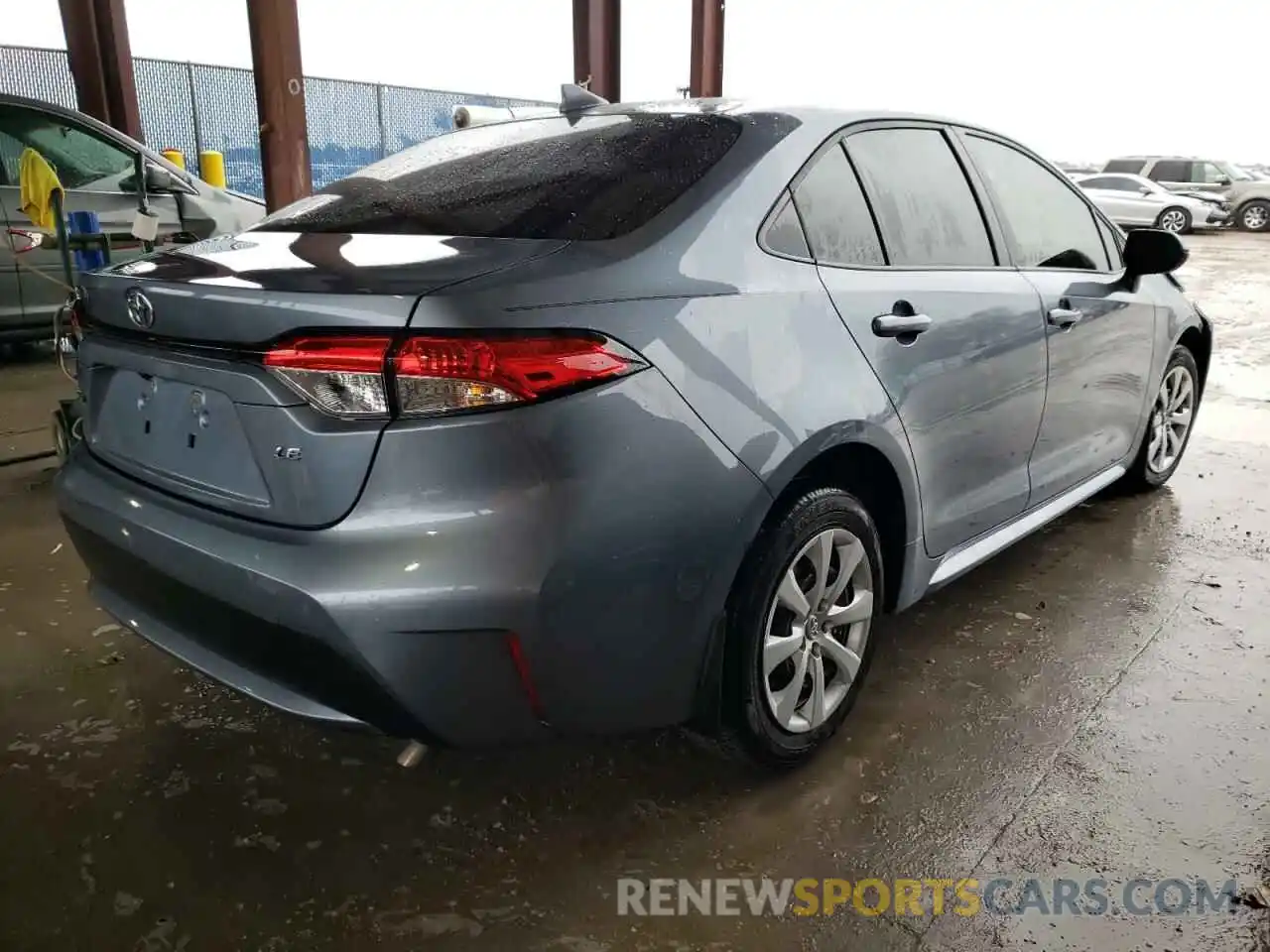 4 Photograph of a damaged car JTDEPRAE0LJ116846 TOYOTA COROLLA 2020