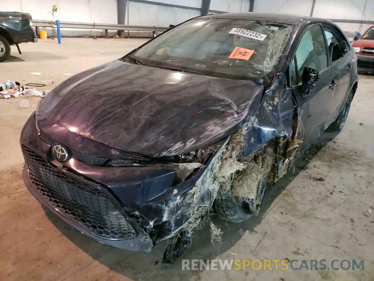 2 Photograph of a damaged car JTDEPRAE0LJ116944 TOYOTA COROLLA 2020