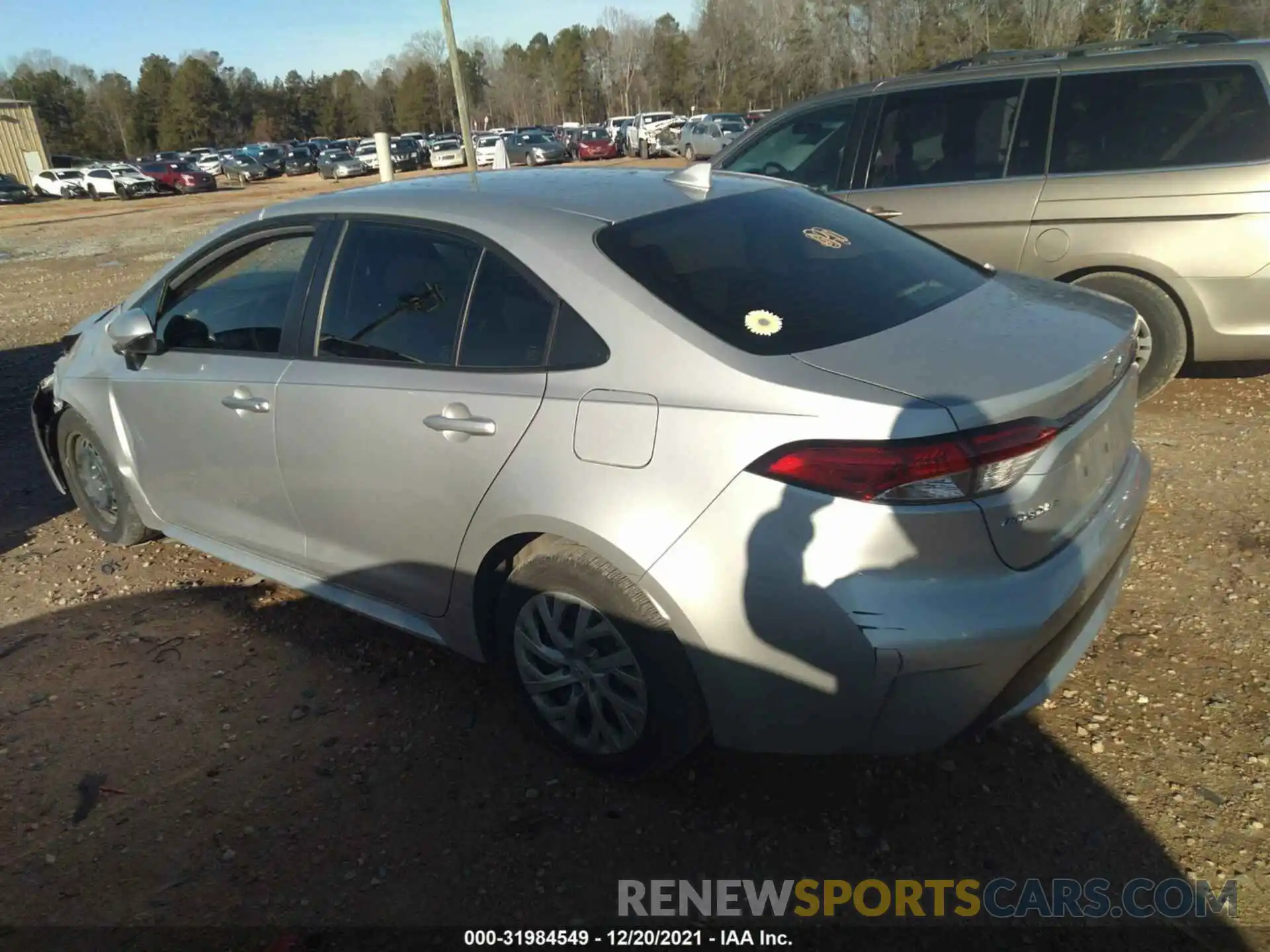 3 Photograph of a damaged car JTDEPRAE0LJ117026 TOYOTA COROLLA 2020