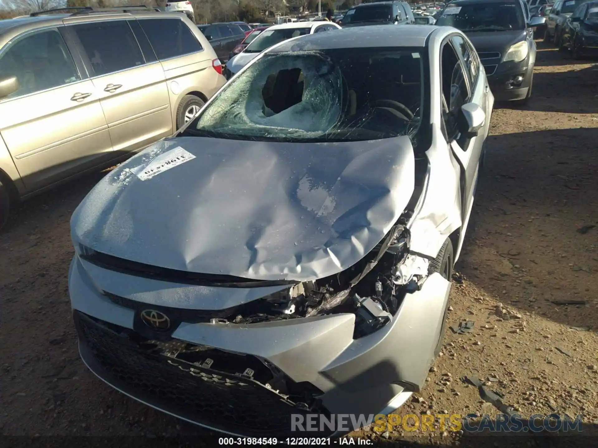 6 Photograph of a damaged car JTDEPRAE0LJ117026 TOYOTA COROLLA 2020