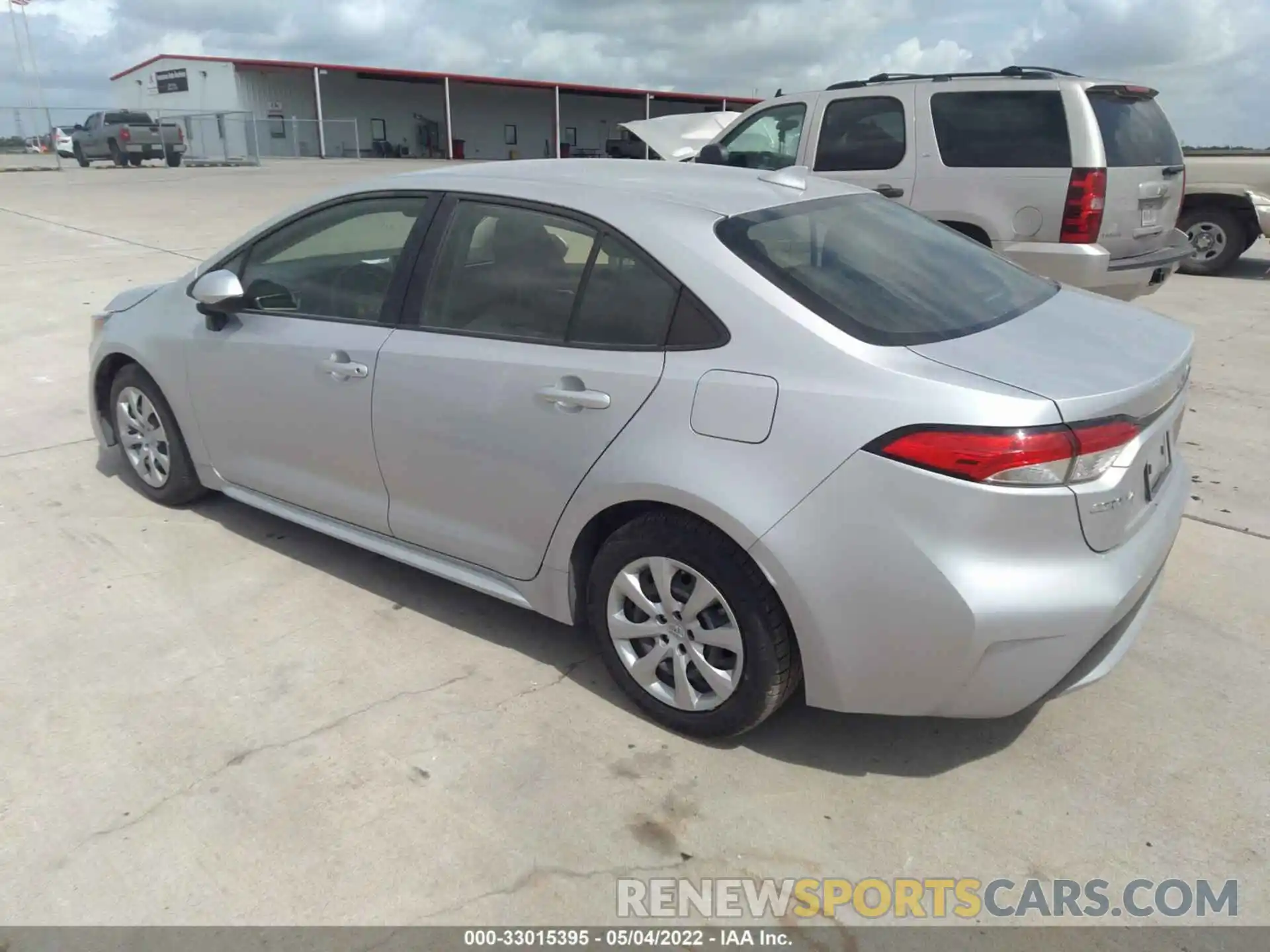 3 Photograph of a damaged car JTDEPRAE1LJ001785 TOYOTA COROLLA 2020