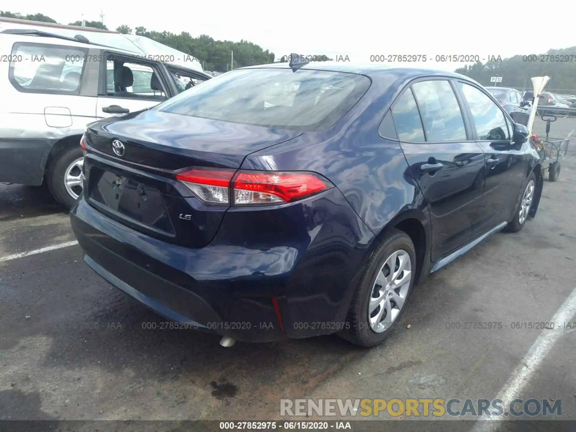 4 Photograph of a damaged car JTDEPRAE1LJ002077 TOYOTA COROLLA 2020