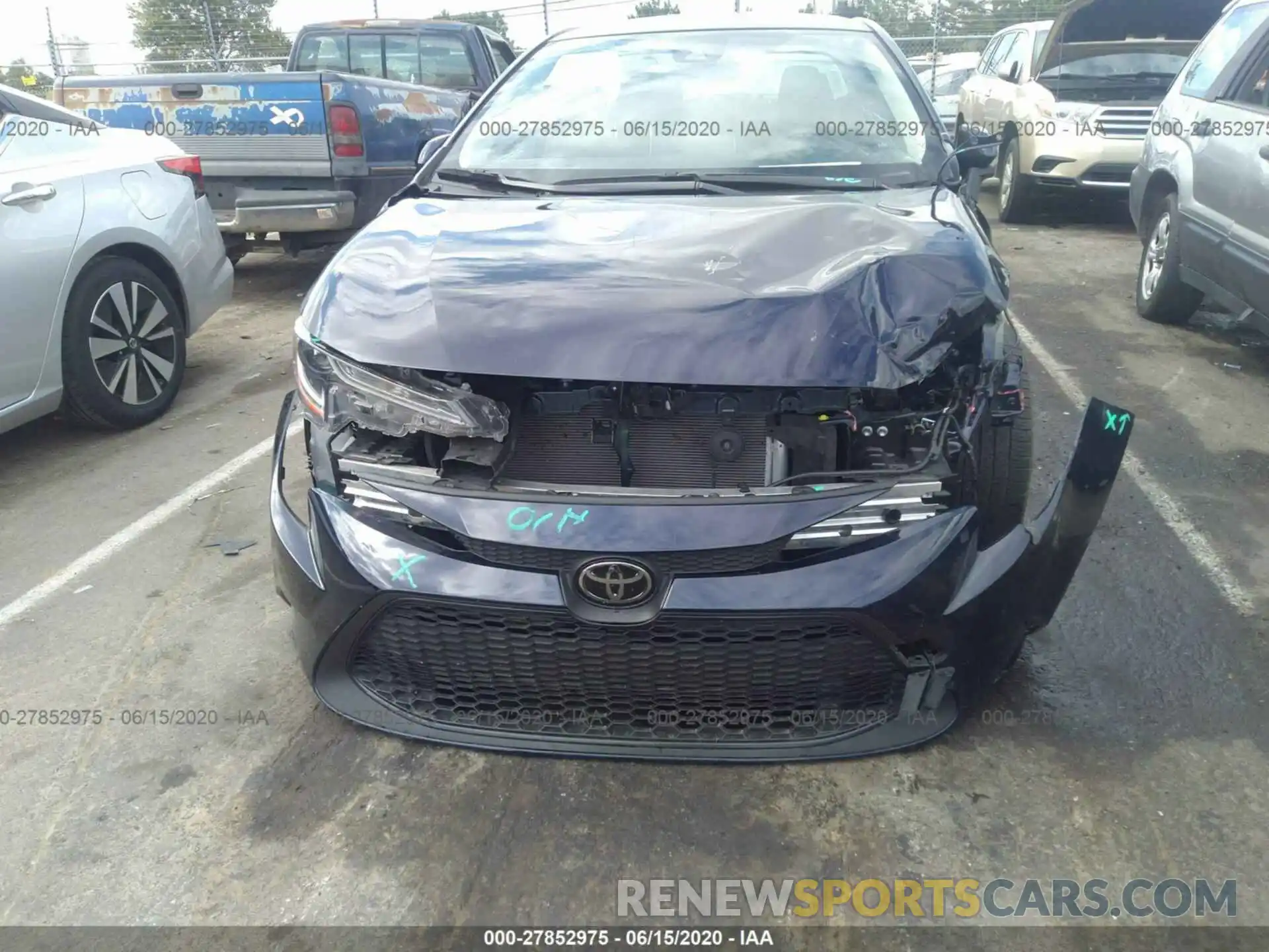 6 Photograph of a damaged car JTDEPRAE1LJ002077 TOYOTA COROLLA 2020