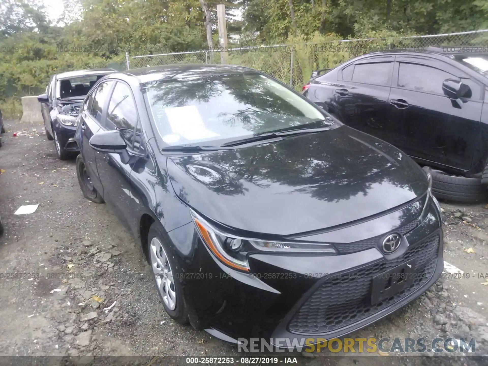 1 Photograph of a damaged car JTDEPRAE1LJ002855 TOYOTA COROLLA 2020