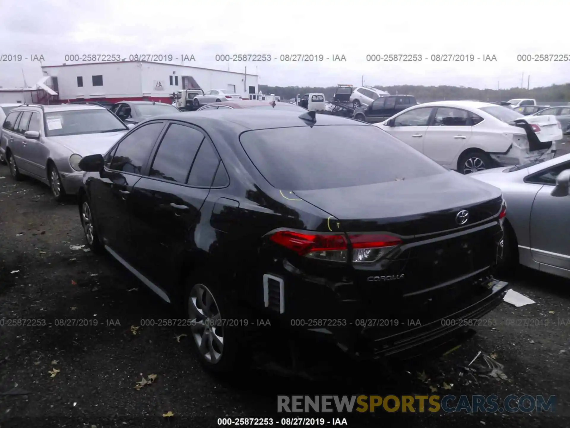 3 Photograph of a damaged car JTDEPRAE1LJ002855 TOYOTA COROLLA 2020