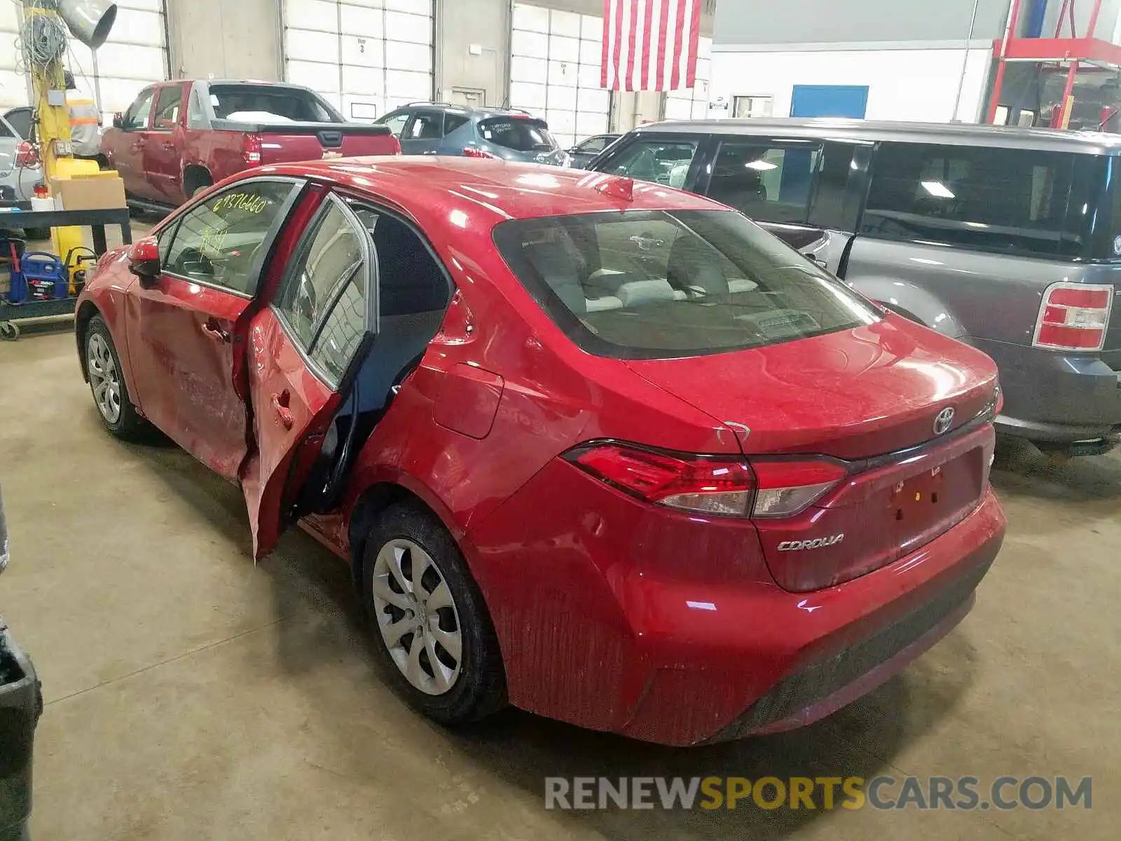 3 Photograph of a damaged car JTDEPRAE1LJ002936 TOYOTA COROLLA 2020