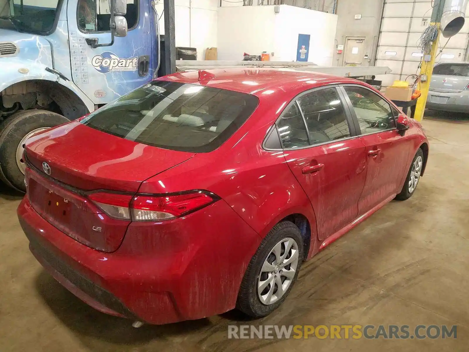 4 Photograph of a damaged car JTDEPRAE1LJ002936 TOYOTA COROLLA 2020