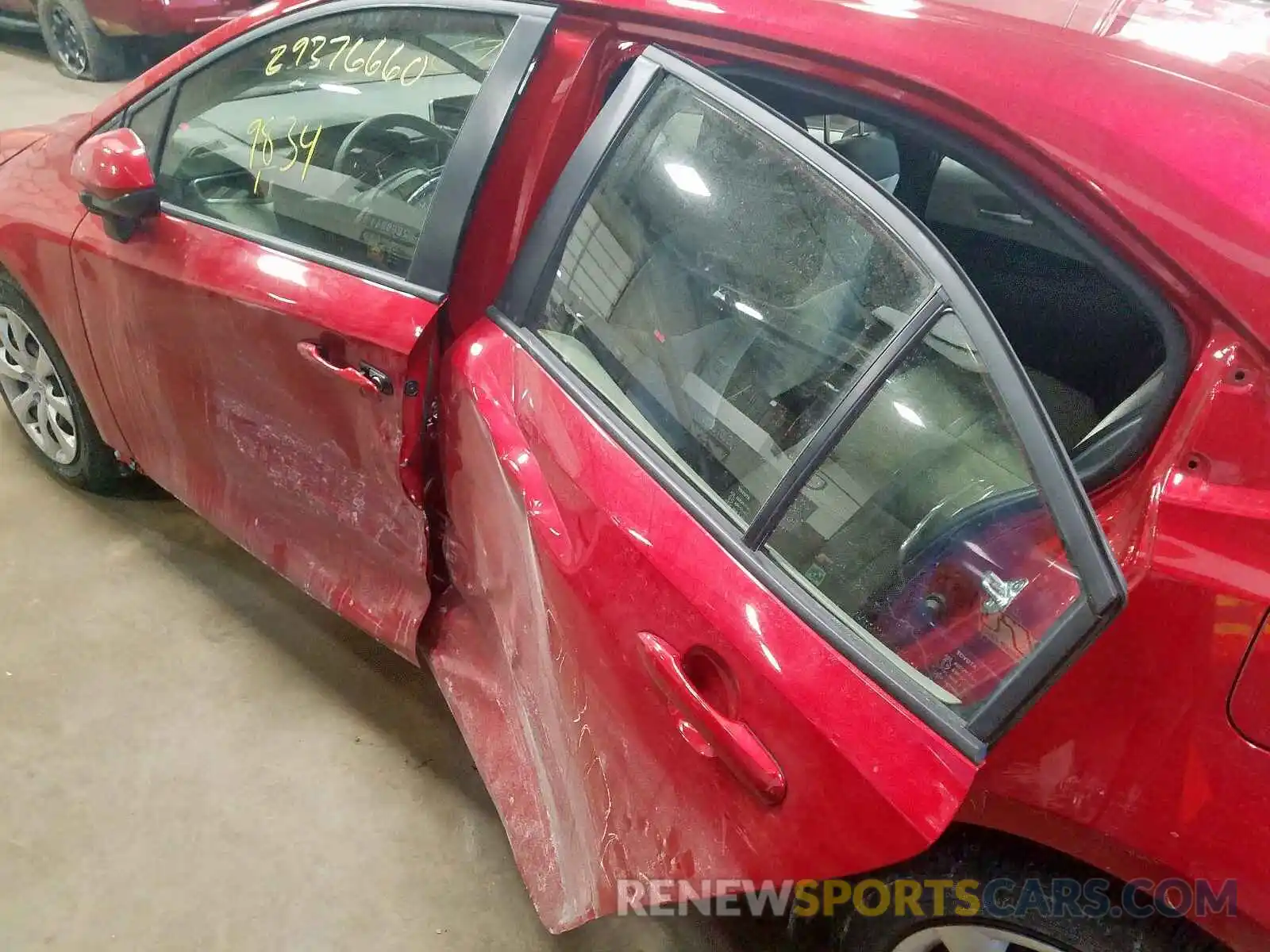 9 Photograph of a damaged car JTDEPRAE1LJ002936 TOYOTA COROLLA 2020