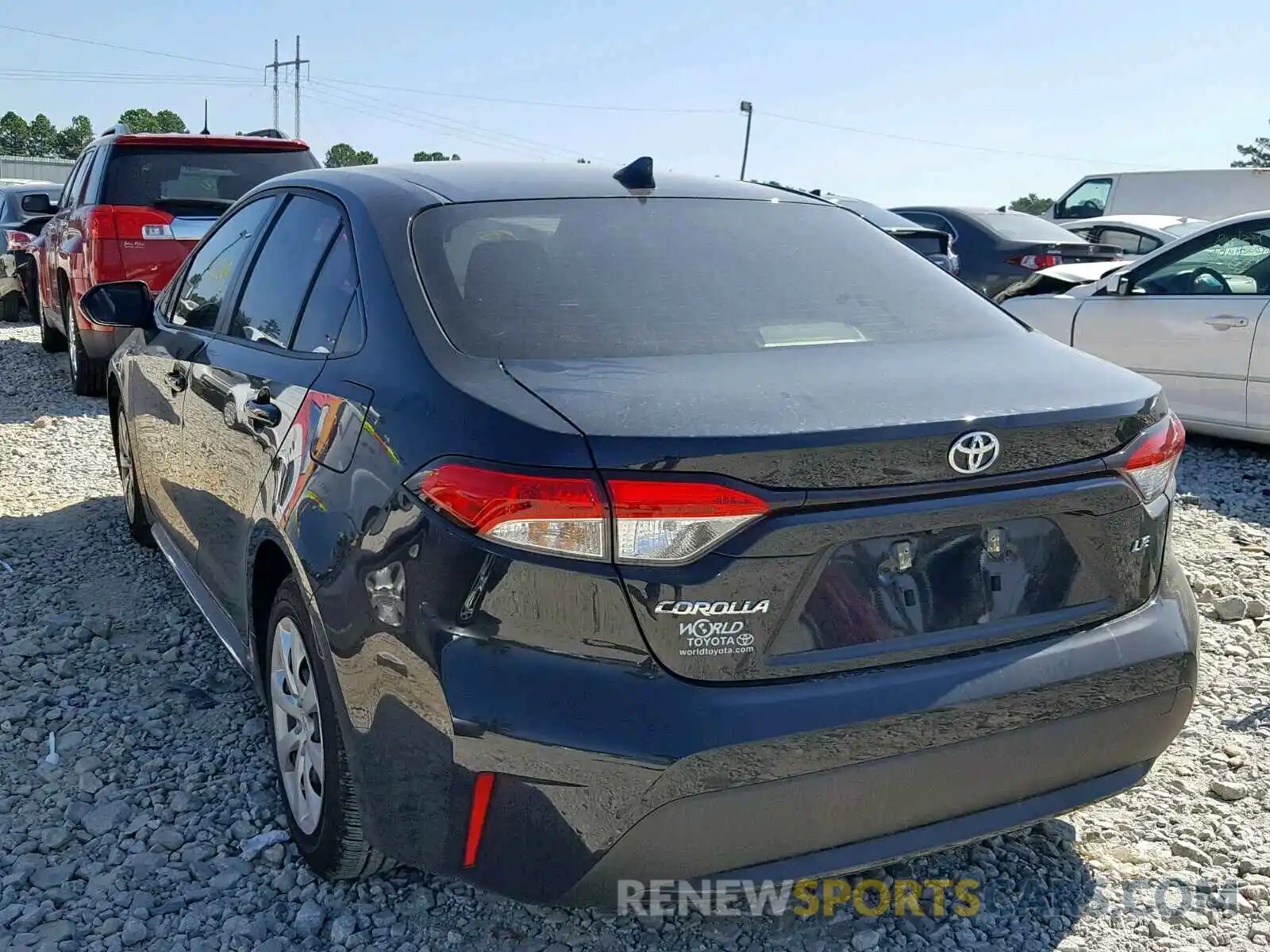 3 Photograph of a damaged car JTDEPRAE1LJ003486 TOYOTA COROLLA 2020