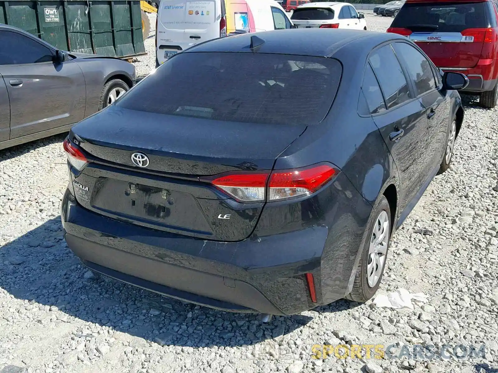 4 Photograph of a damaged car JTDEPRAE1LJ003486 TOYOTA COROLLA 2020