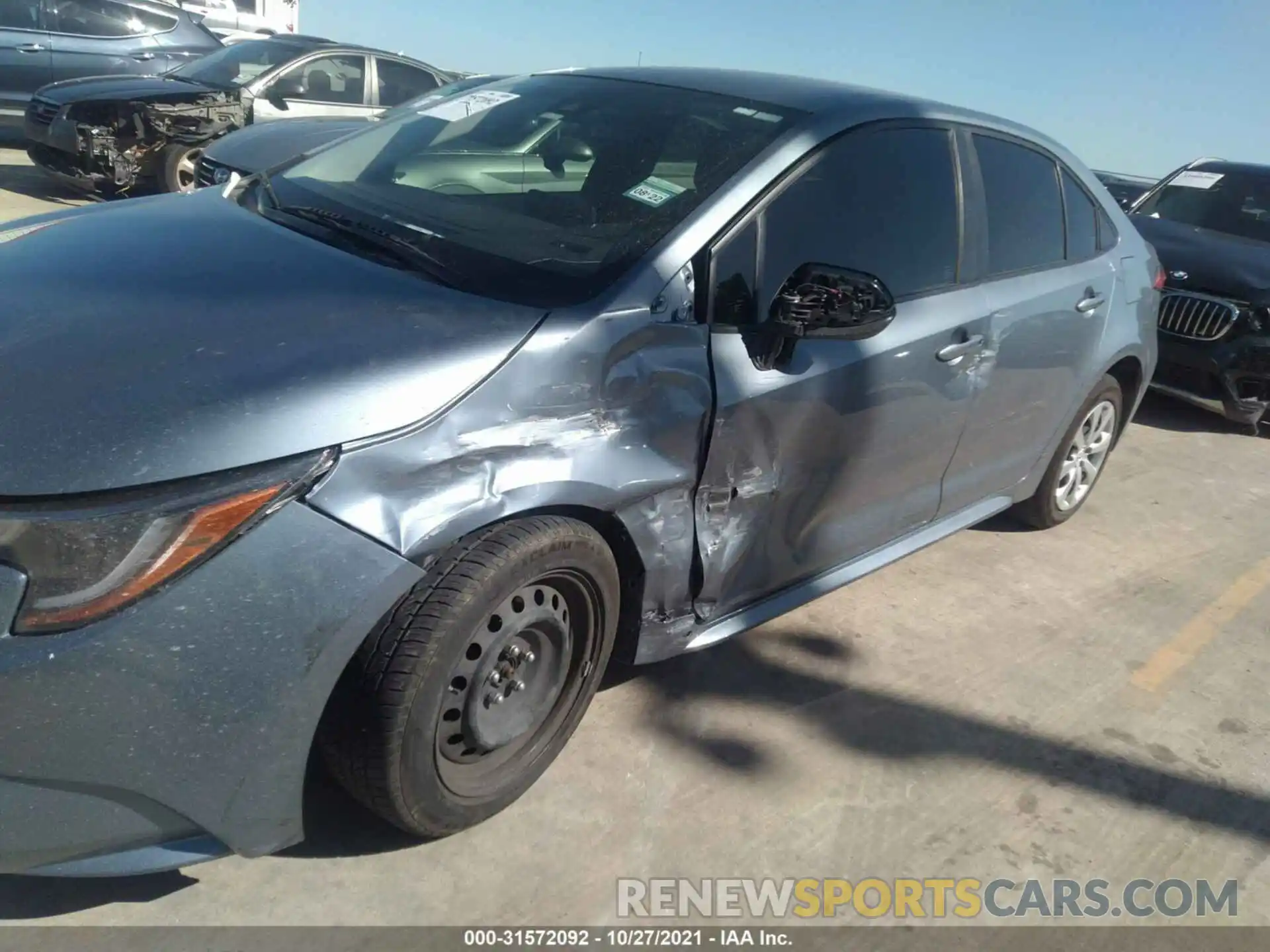 6 Photograph of a damaged car JTDEPRAE1LJ003603 TOYOTA COROLLA 2020