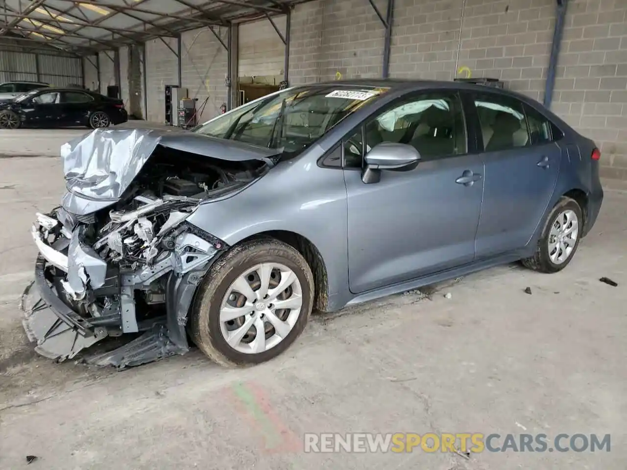 1 Photograph of a damaged car JTDEPRAE1LJ003911 TOYOTA COROLLA 2020