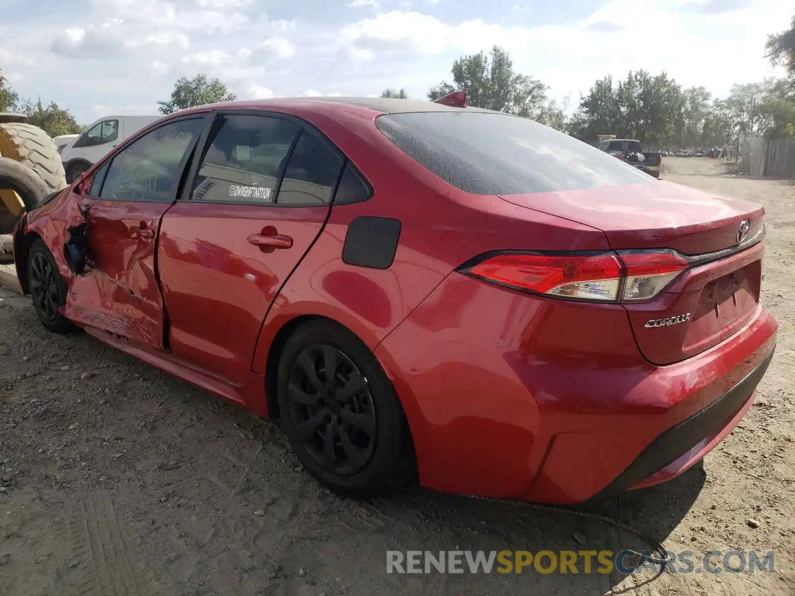 3 Photograph of a damaged car JTDEPRAE1LJ005559 TOYOTA COROLLA 2020