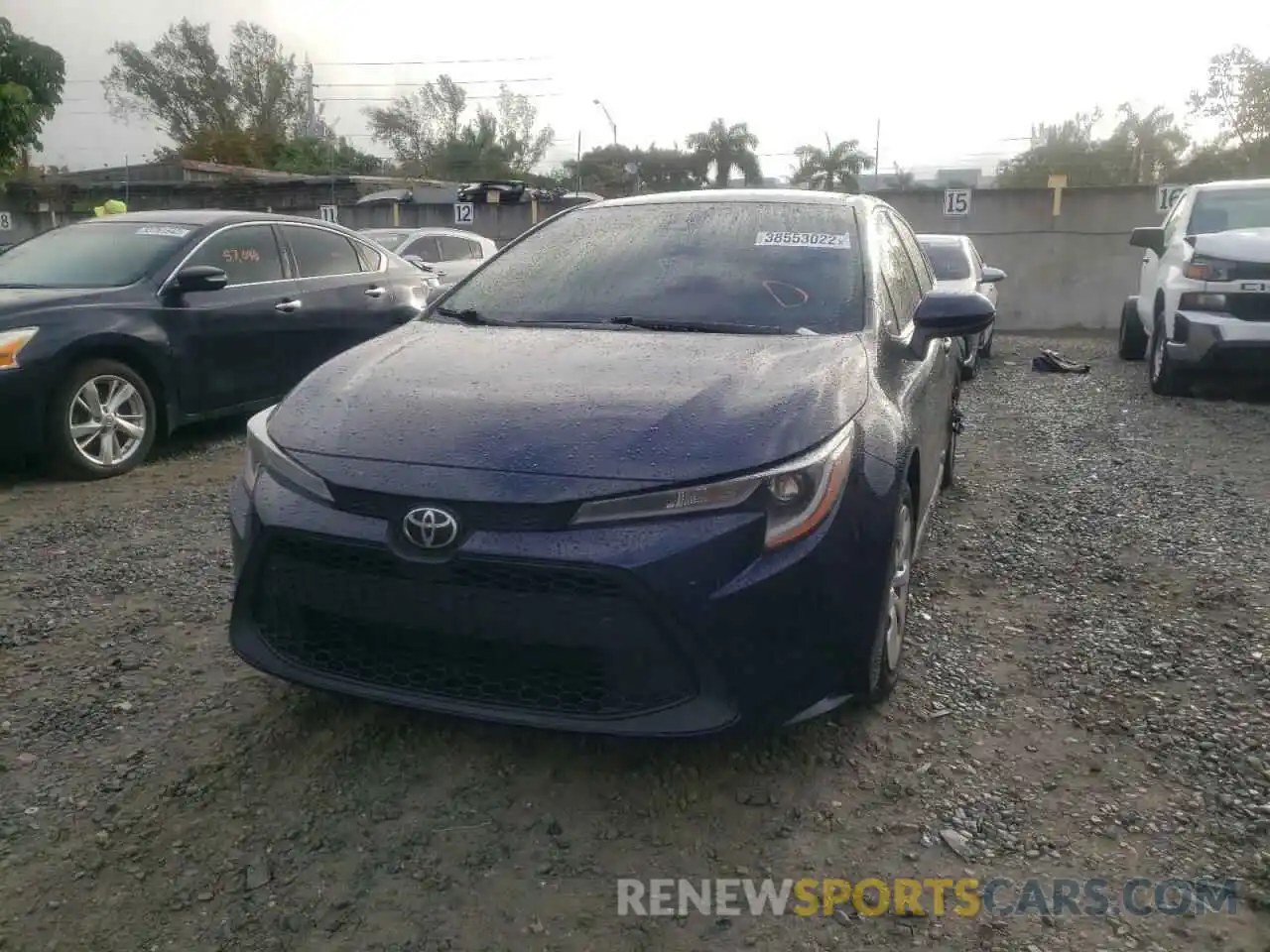 2 Photograph of a damaged car JTDEPRAE1LJ005819 TOYOTA COROLLA 2020