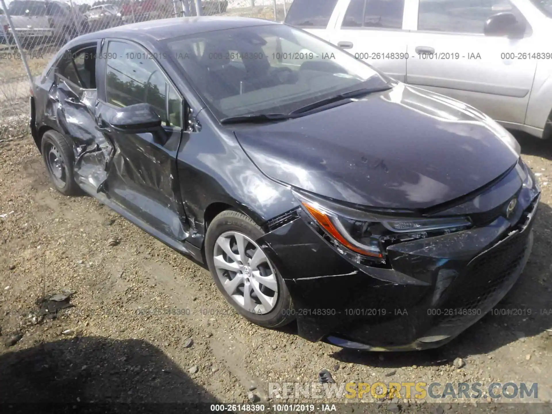 1 Photograph of a damaged car JTDEPRAE1LJ007795 TOYOTA COROLLA 2020