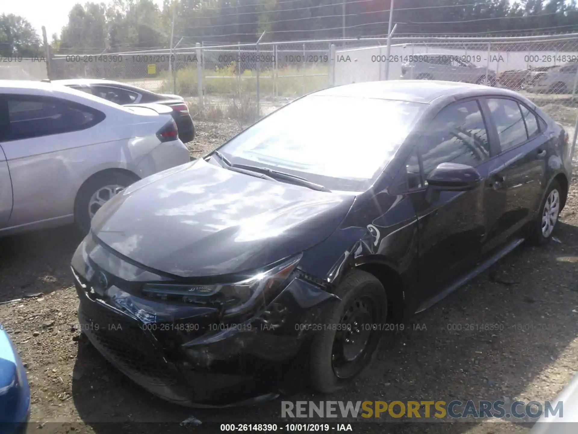 2 Photograph of a damaged car JTDEPRAE1LJ007795 TOYOTA COROLLA 2020