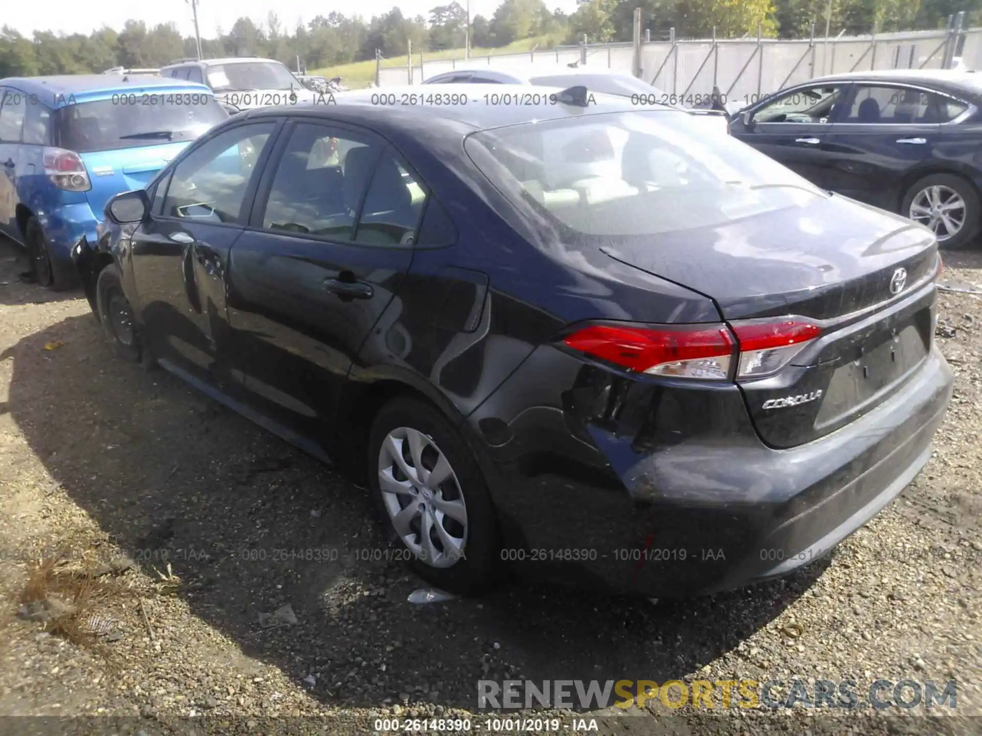 3 Photograph of a damaged car JTDEPRAE1LJ007795 TOYOTA COROLLA 2020