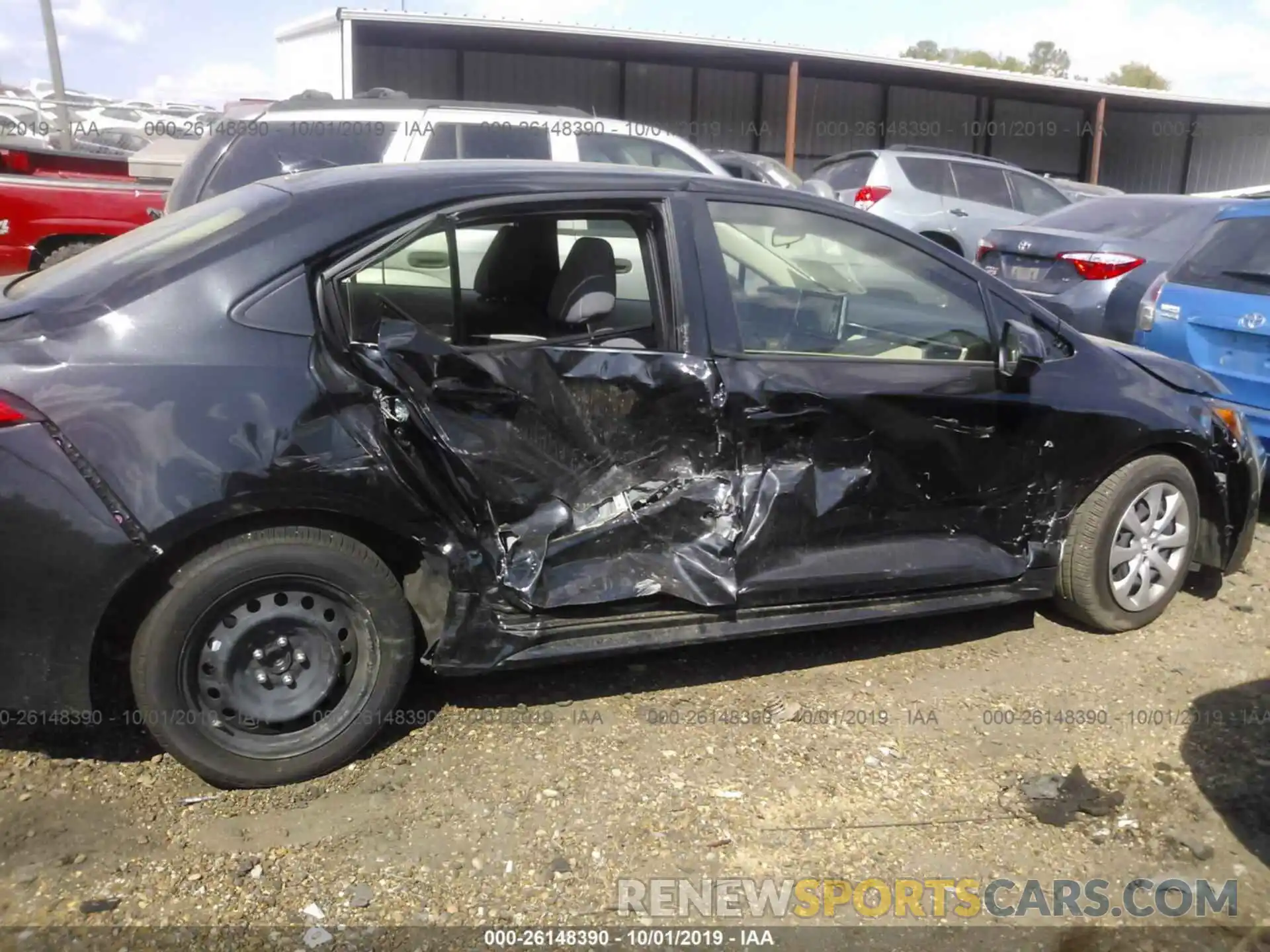 6 Photograph of a damaged car JTDEPRAE1LJ007795 TOYOTA COROLLA 2020