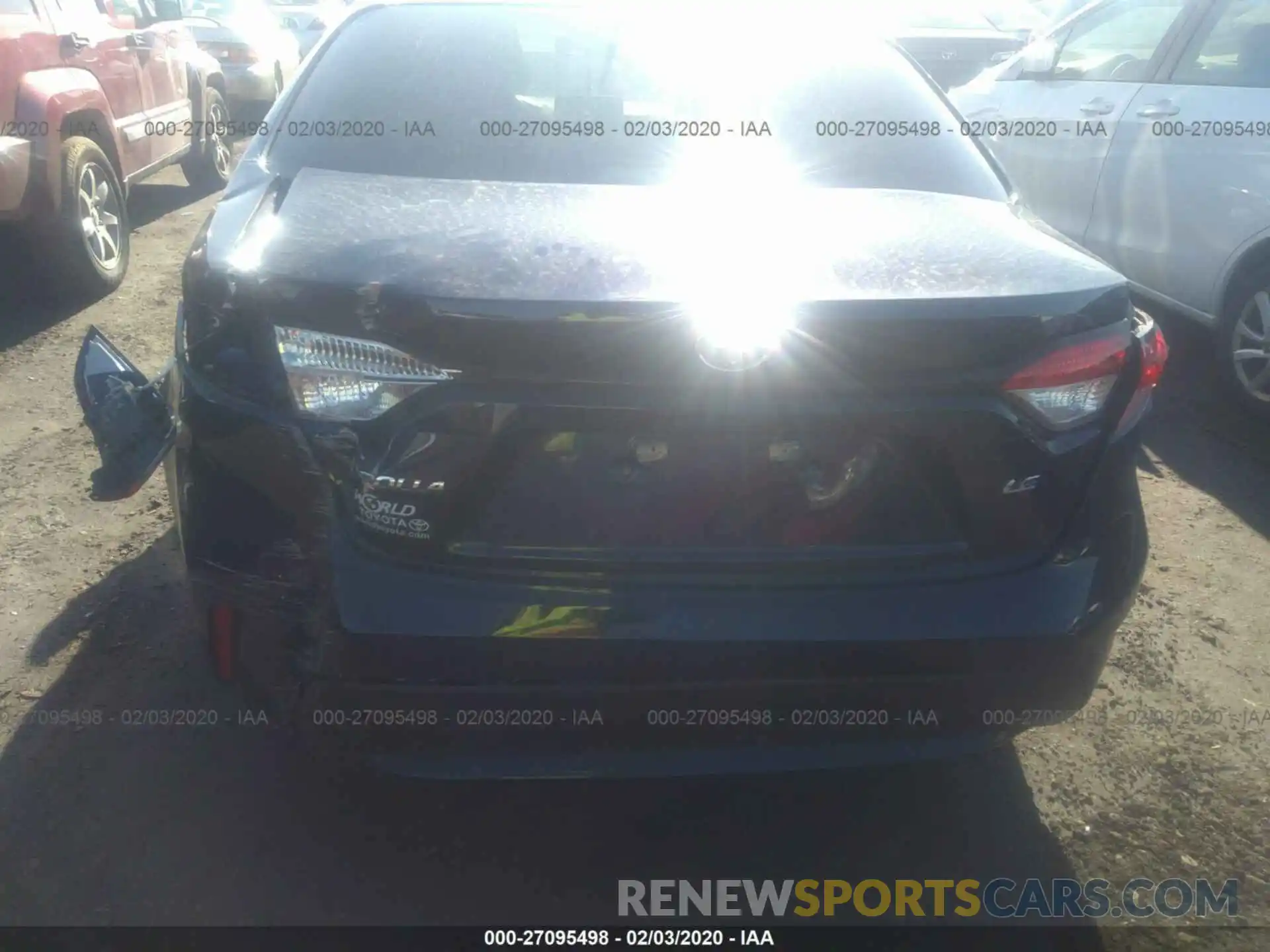 6 Photograph of a damaged car JTDEPRAE1LJ008025 TOYOTA COROLLA 2020