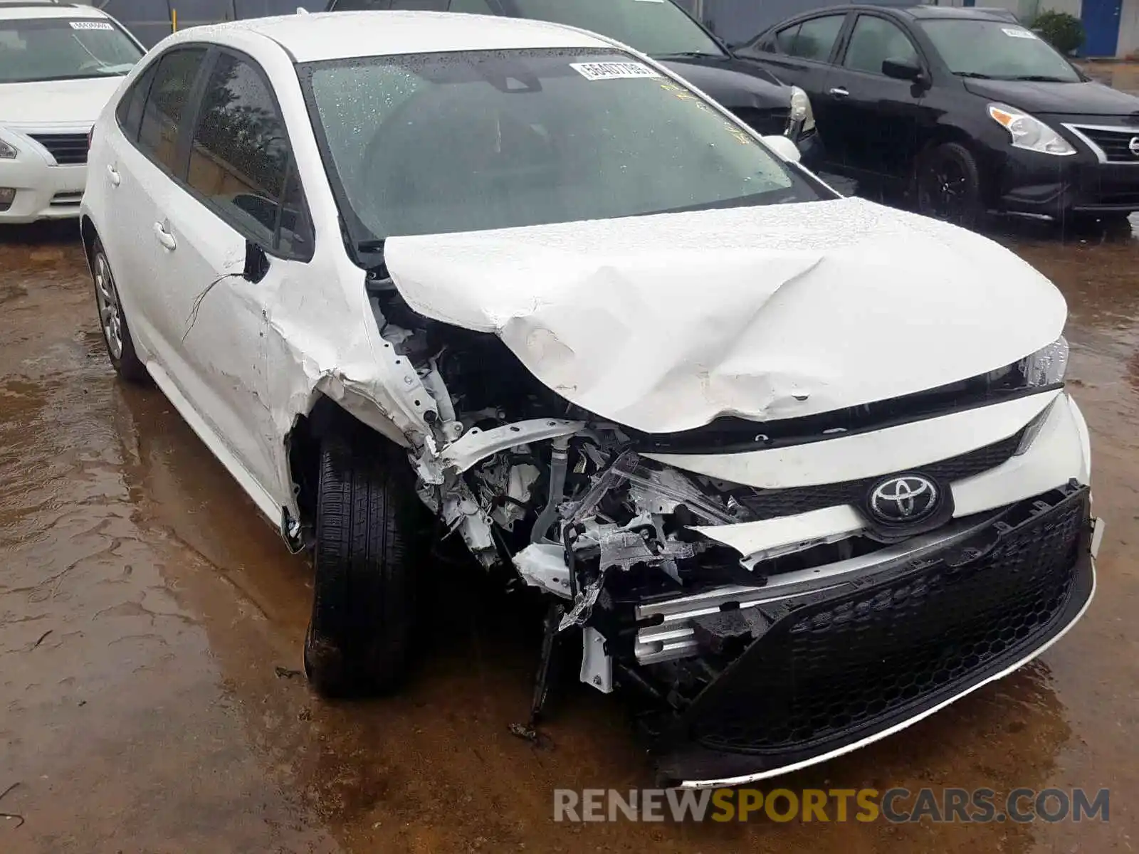 1 Photograph of a damaged car JTDEPRAE1LJ009028 TOYOTA COROLLA 2020