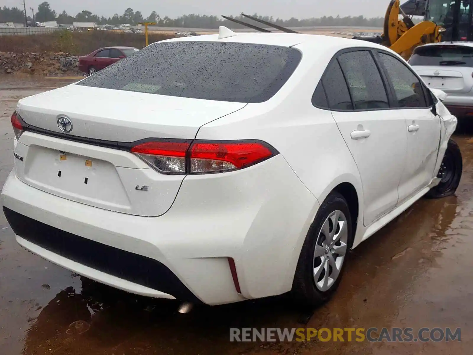 4 Photograph of a damaged car JTDEPRAE1LJ009028 TOYOTA COROLLA 2020