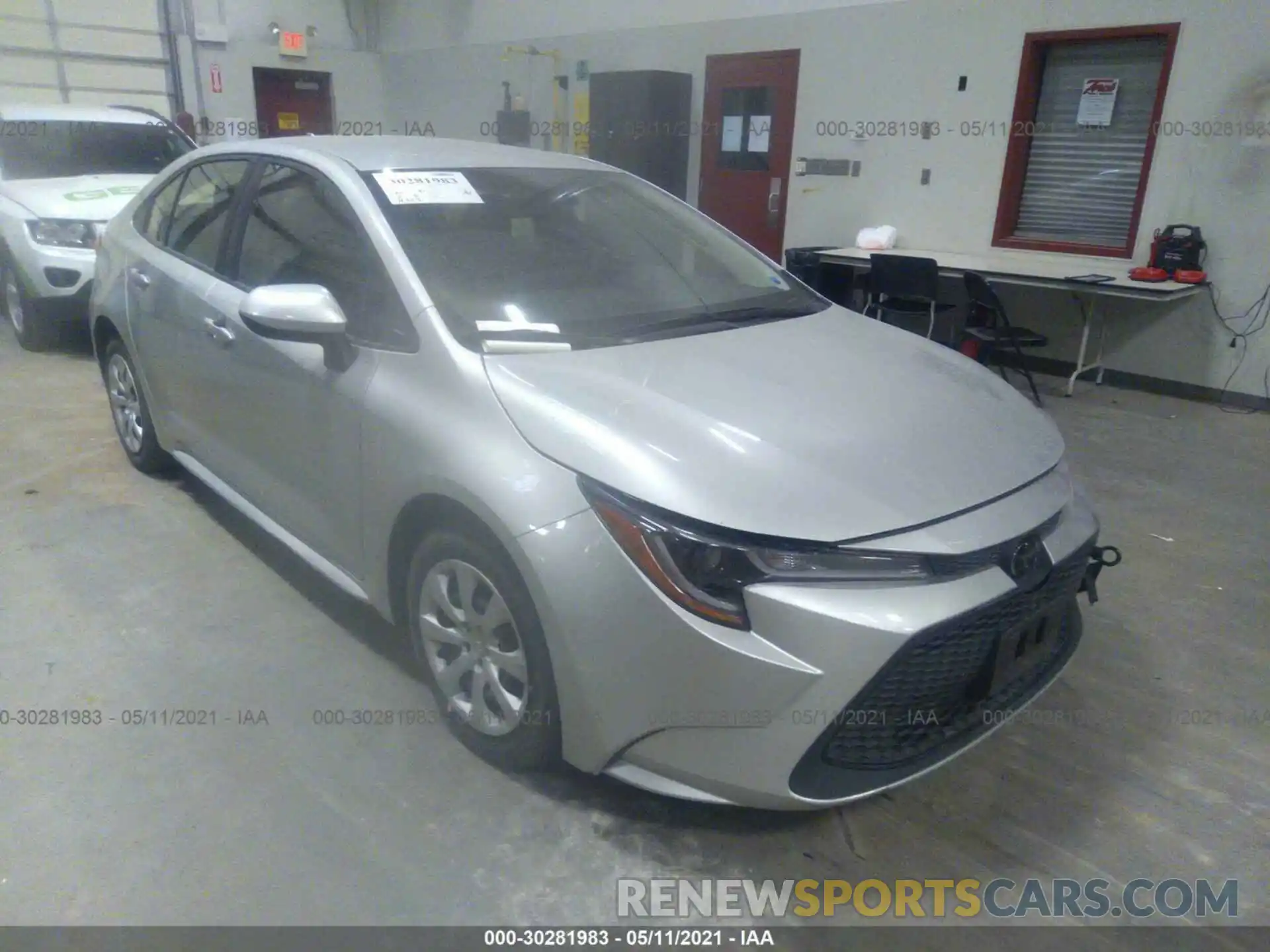 1 Photograph of a damaged car JTDEPRAE1LJ009434 TOYOTA COROLLA 2020