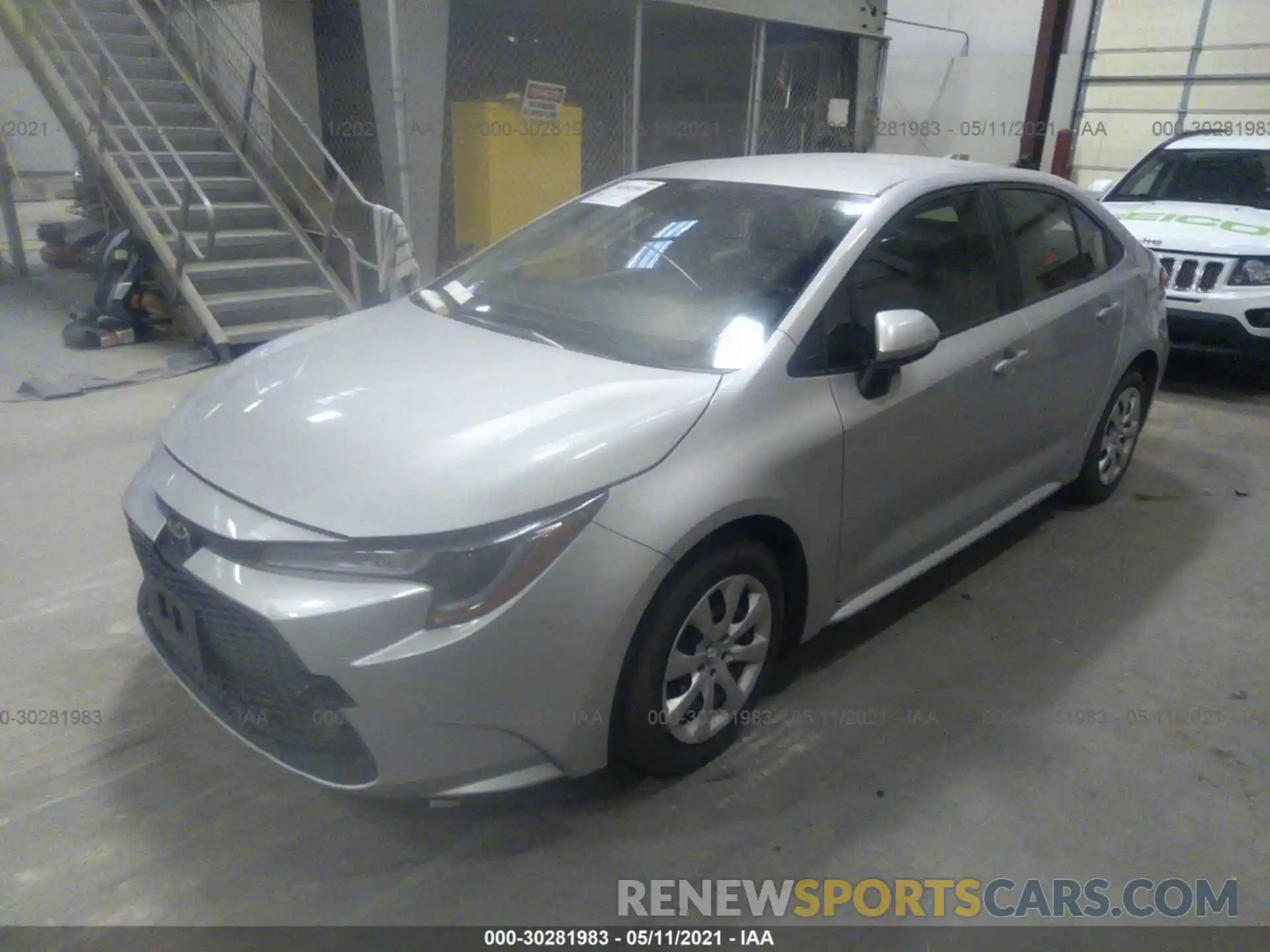 2 Photograph of a damaged car JTDEPRAE1LJ009434 TOYOTA COROLLA 2020