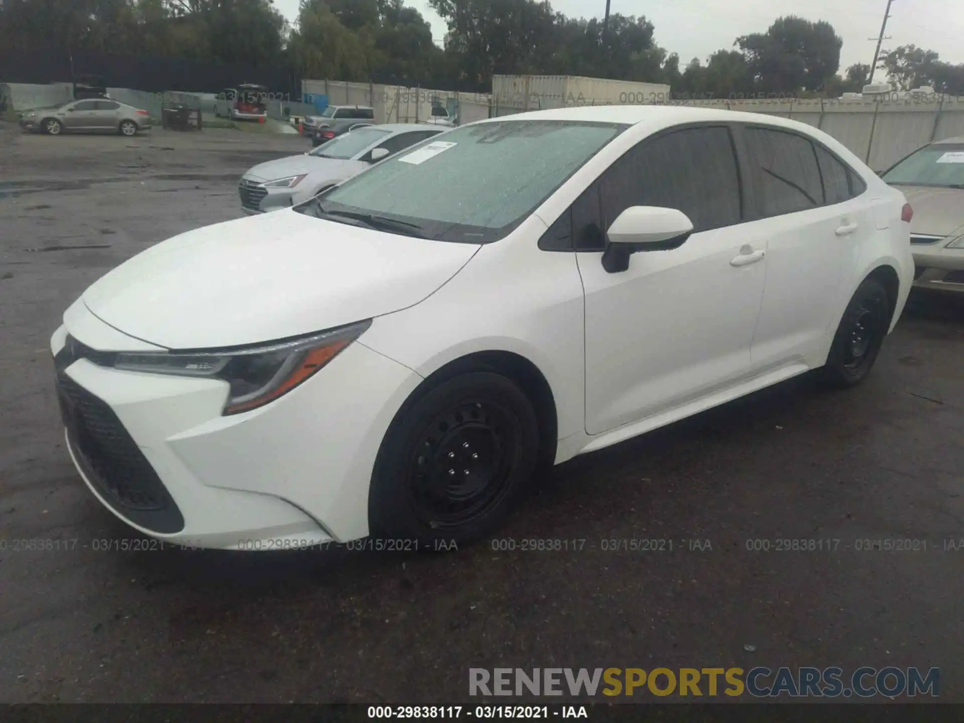 2 Photograph of a damaged car JTDEPRAE1LJ009675 TOYOTA COROLLA 2020