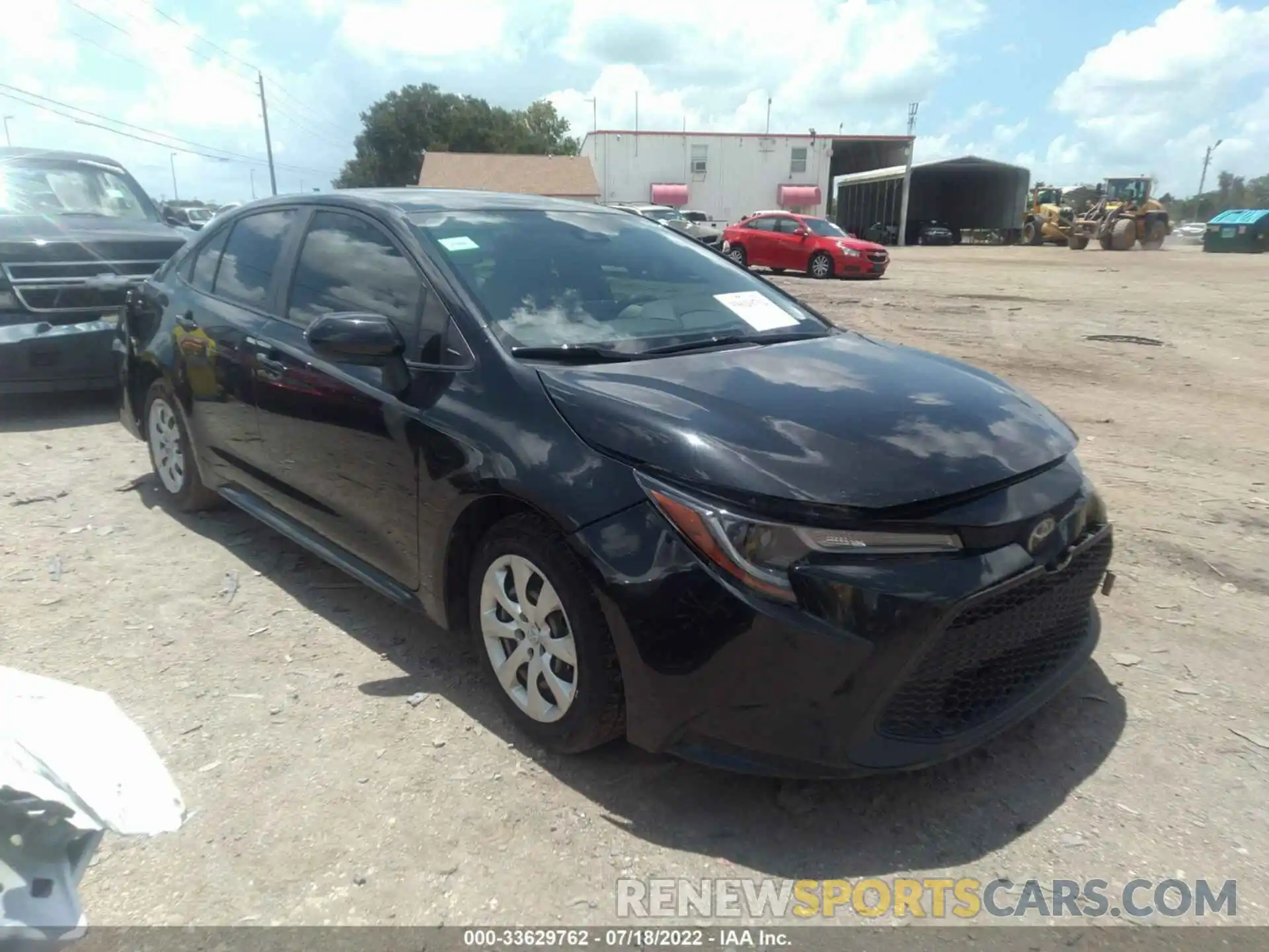 1 Photograph of a damaged car JTDEPRAE1LJ010308 TOYOTA COROLLA 2020