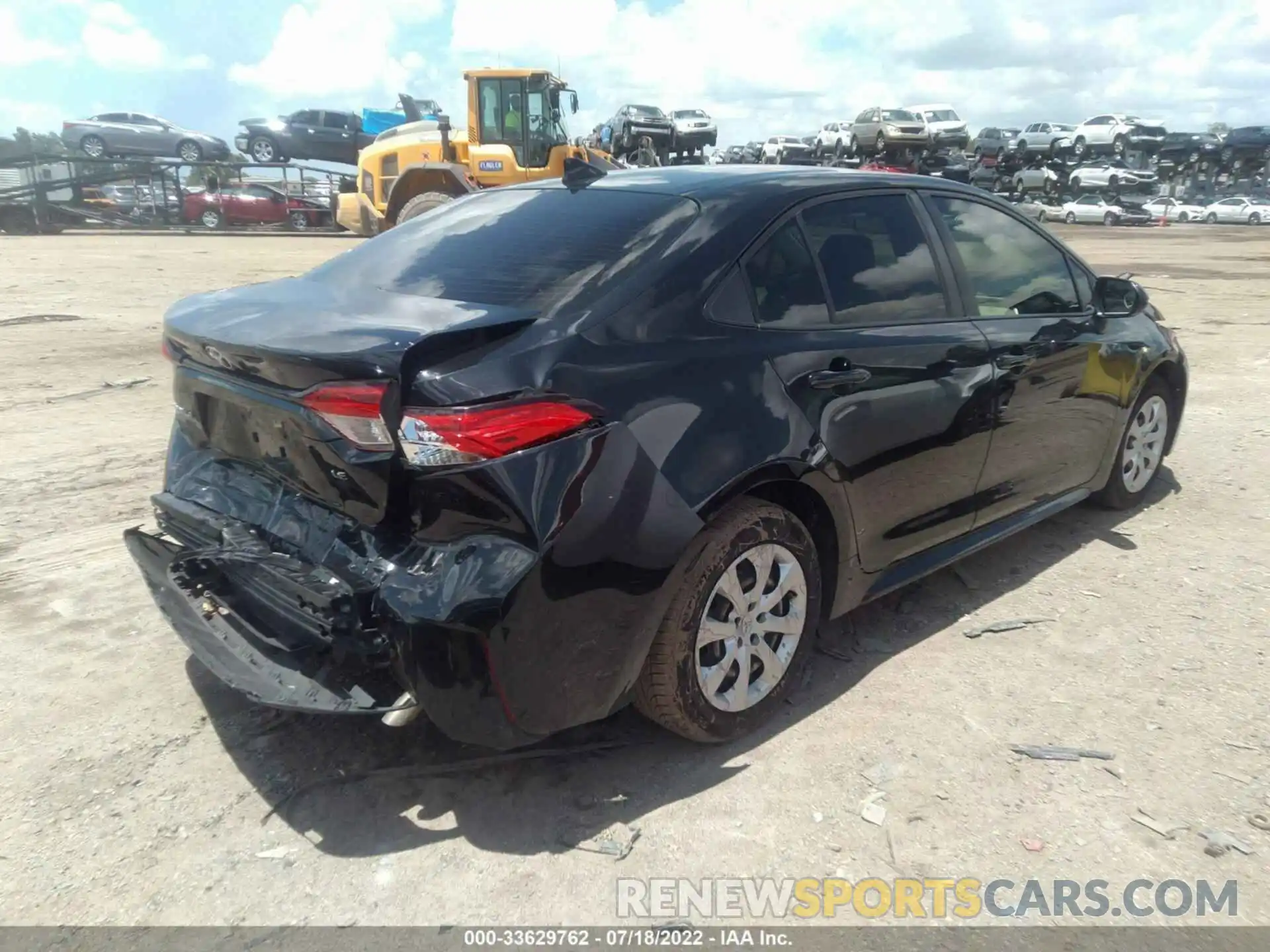 4 Photograph of a damaged car JTDEPRAE1LJ010308 TOYOTA COROLLA 2020