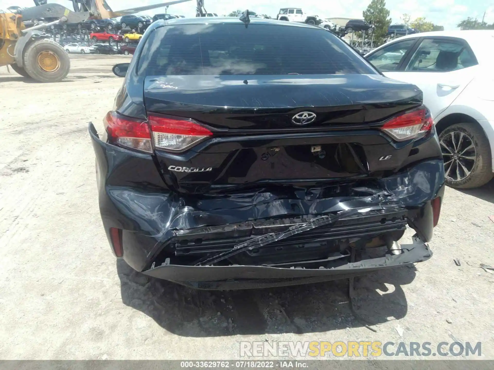 6 Photograph of a damaged car JTDEPRAE1LJ010308 TOYOTA COROLLA 2020