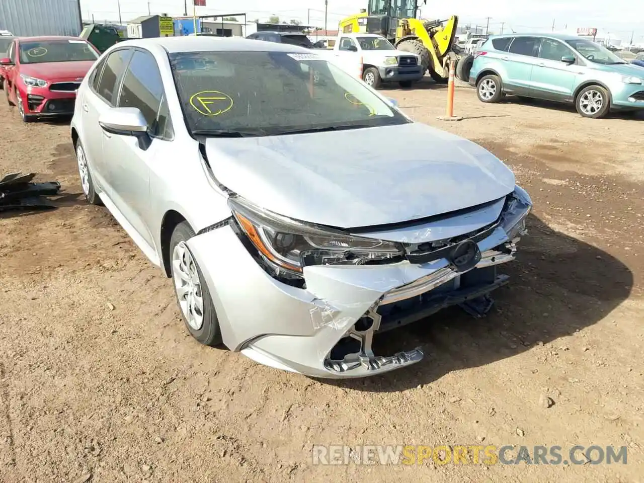 9 Photograph of a damaged car JTDEPRAE1LJ010325 TOYOTA COROLLA 2020