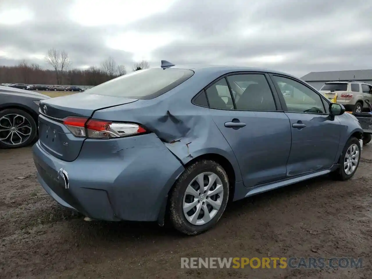 3 Photograph of a damaged car JTDEPRAE1LJ011555 TOYOTA COROLLA 2020