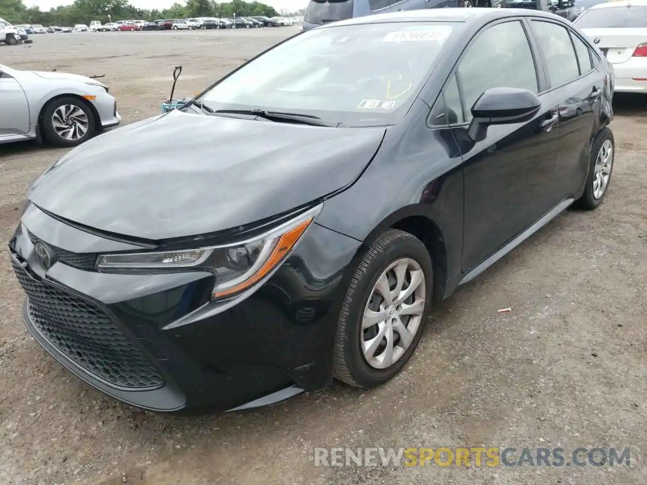 2 Photograph of a damaged car JTDEPRAE1LJ011782 TOYOTA COROLLA 2020