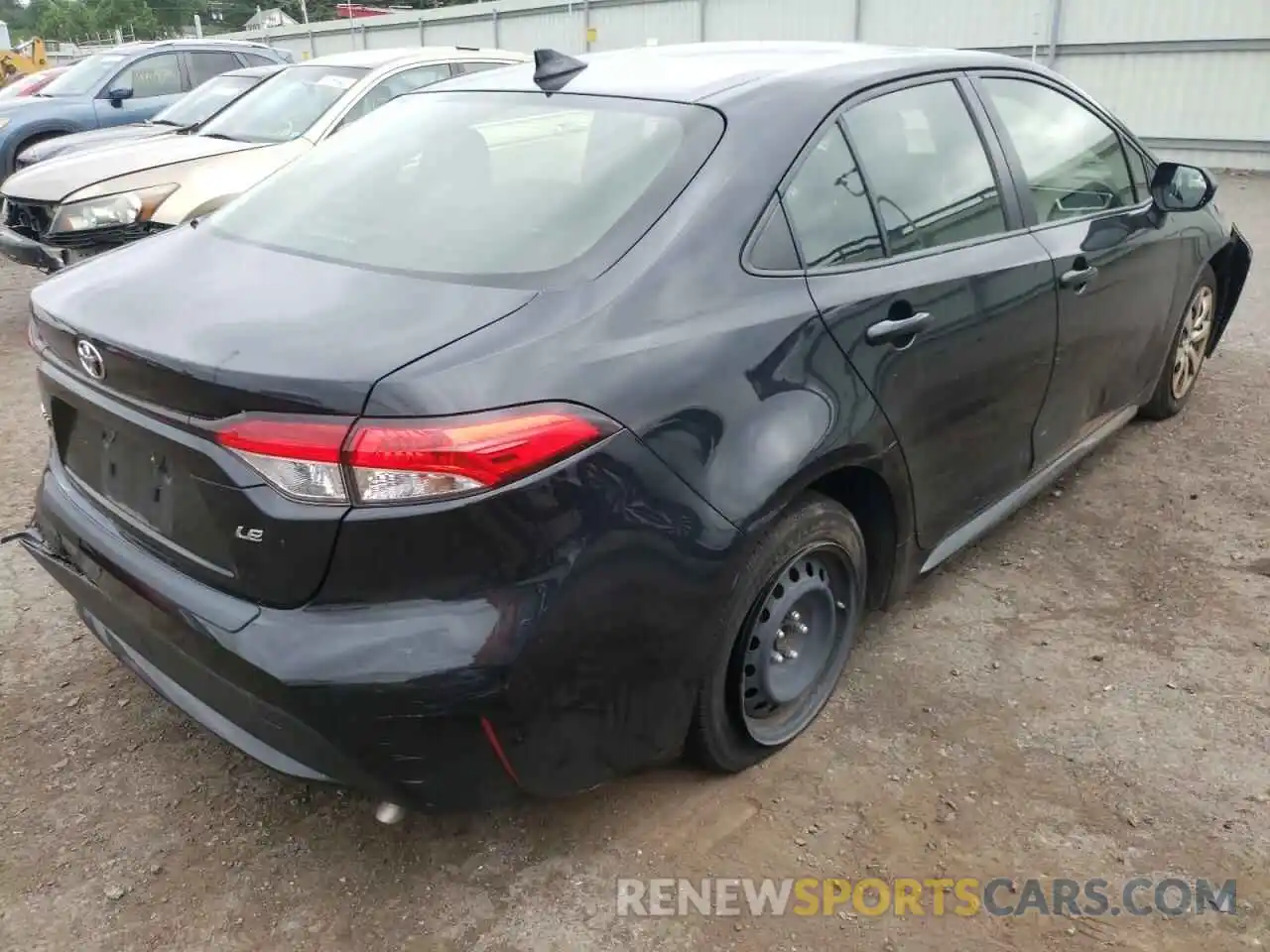 4 Photograph of a damaged car JTDEPRAE1LJ011782 TOYOTA COROLLA 2020