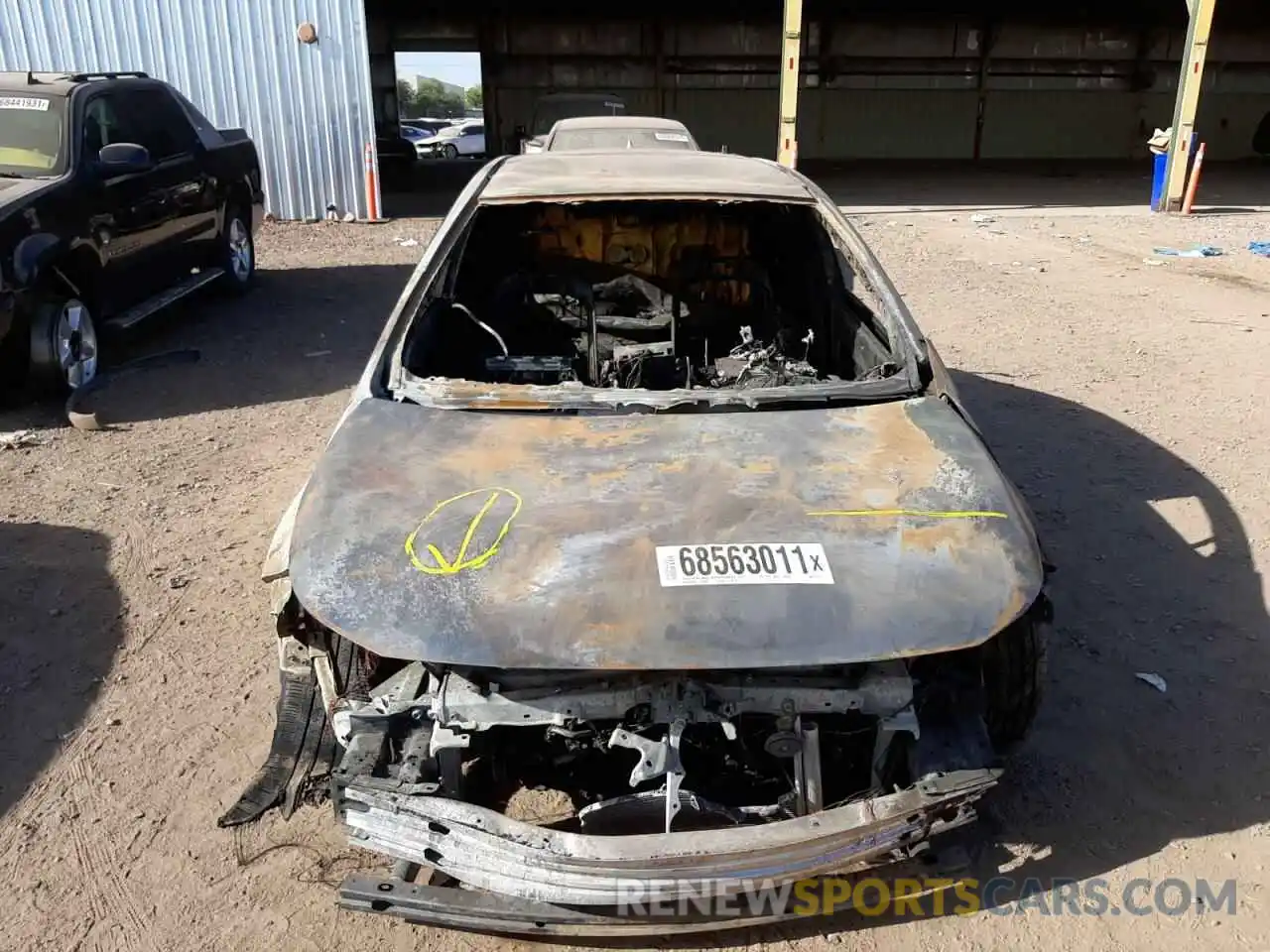 9 Photograph of a damaged car JTDEPRAE1LJ012107 TOYOTA COROLLA 2020